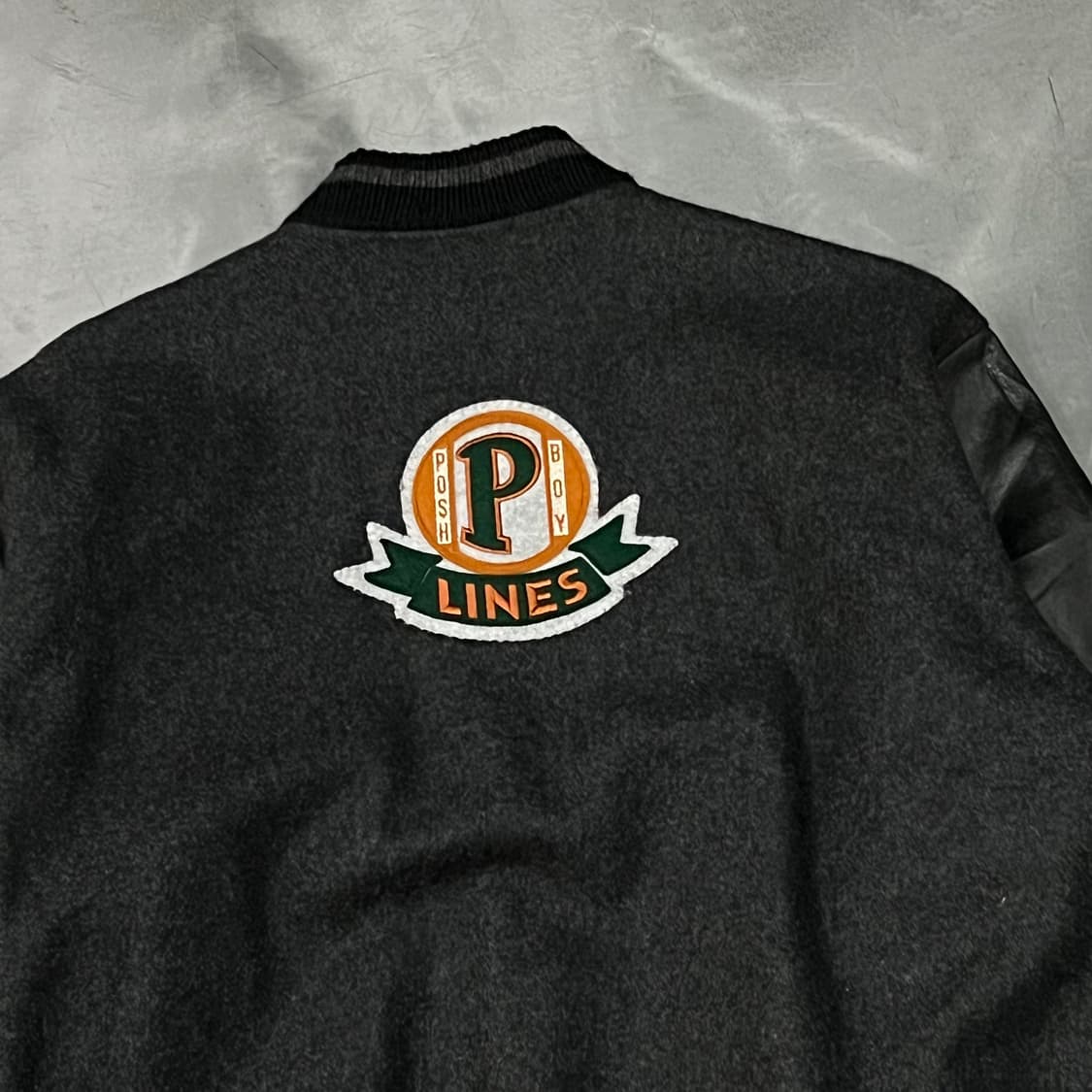  아더버드 레더 바시티 자켓 y14568 상품이미지4