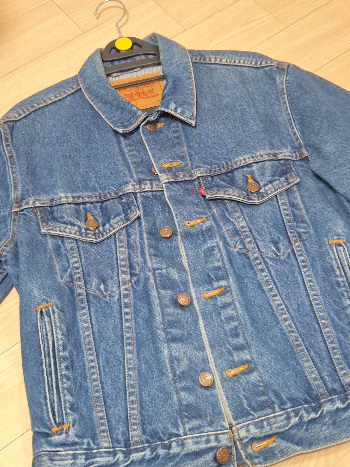 90's 리바이스 × 할리데이비슨 데님자켓 made in usa 상품이미지2