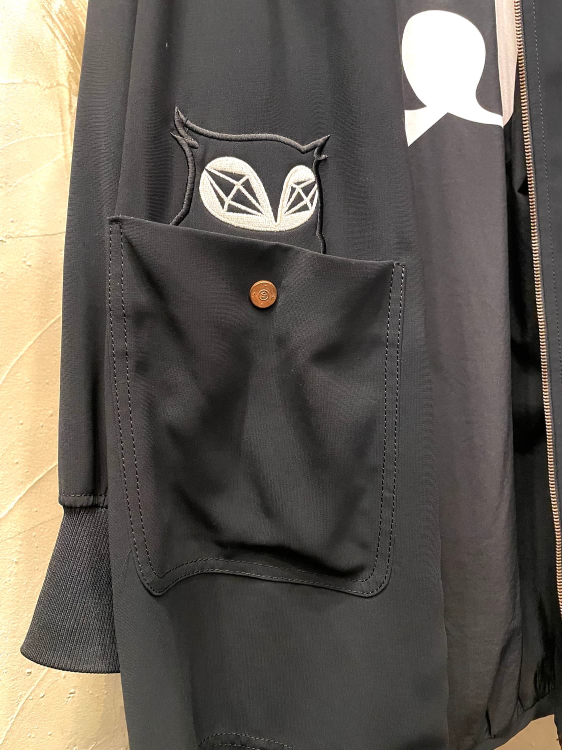 럭키슈에뜨 폴리 롱 점퍼 집업코트 55~66 상품이미지2