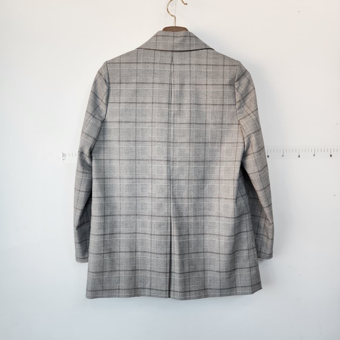 발렌시아 체크 패턴 자켓&바지 상품이미지3