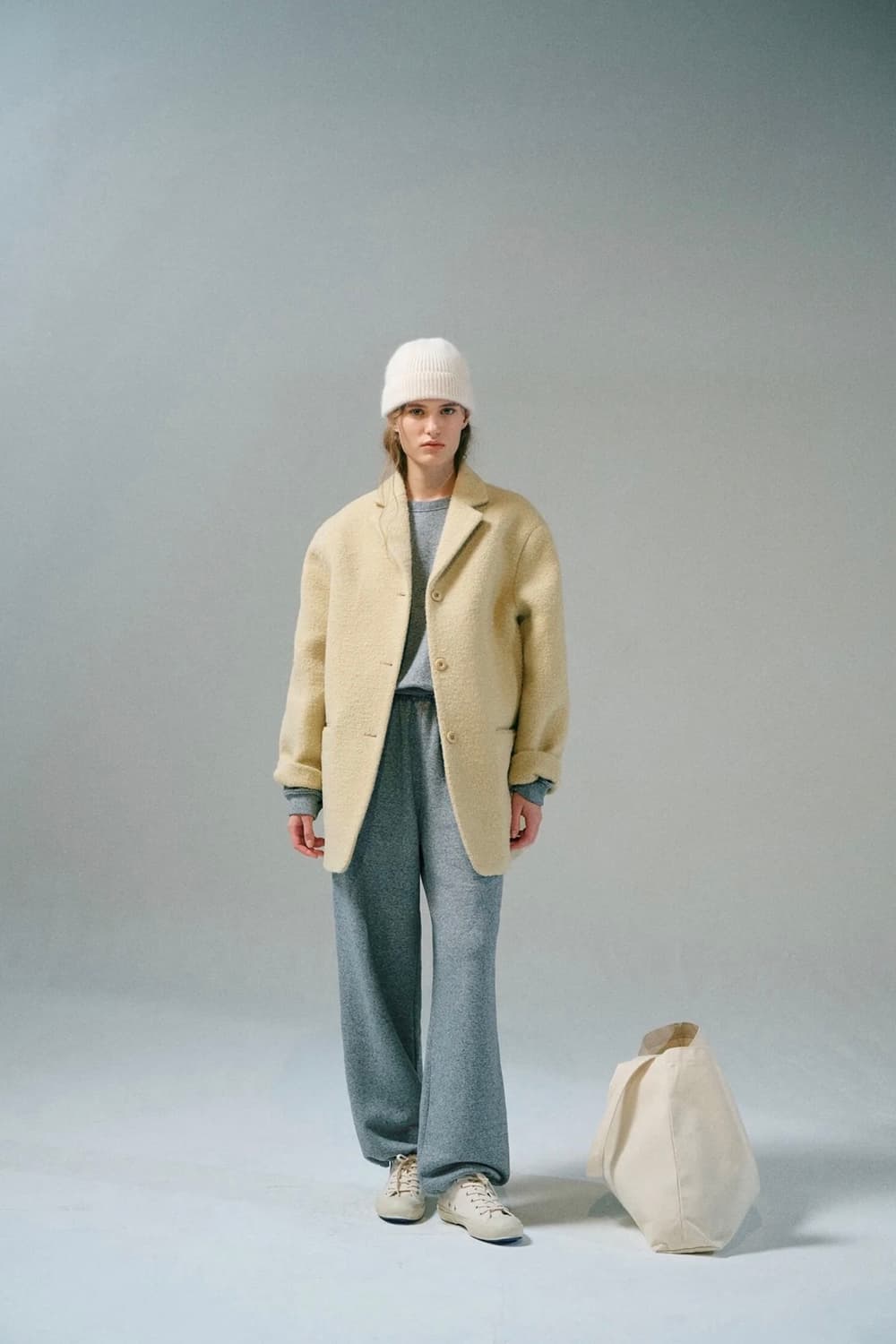 레터 Teddy coat (beige) - S 상품이미지1