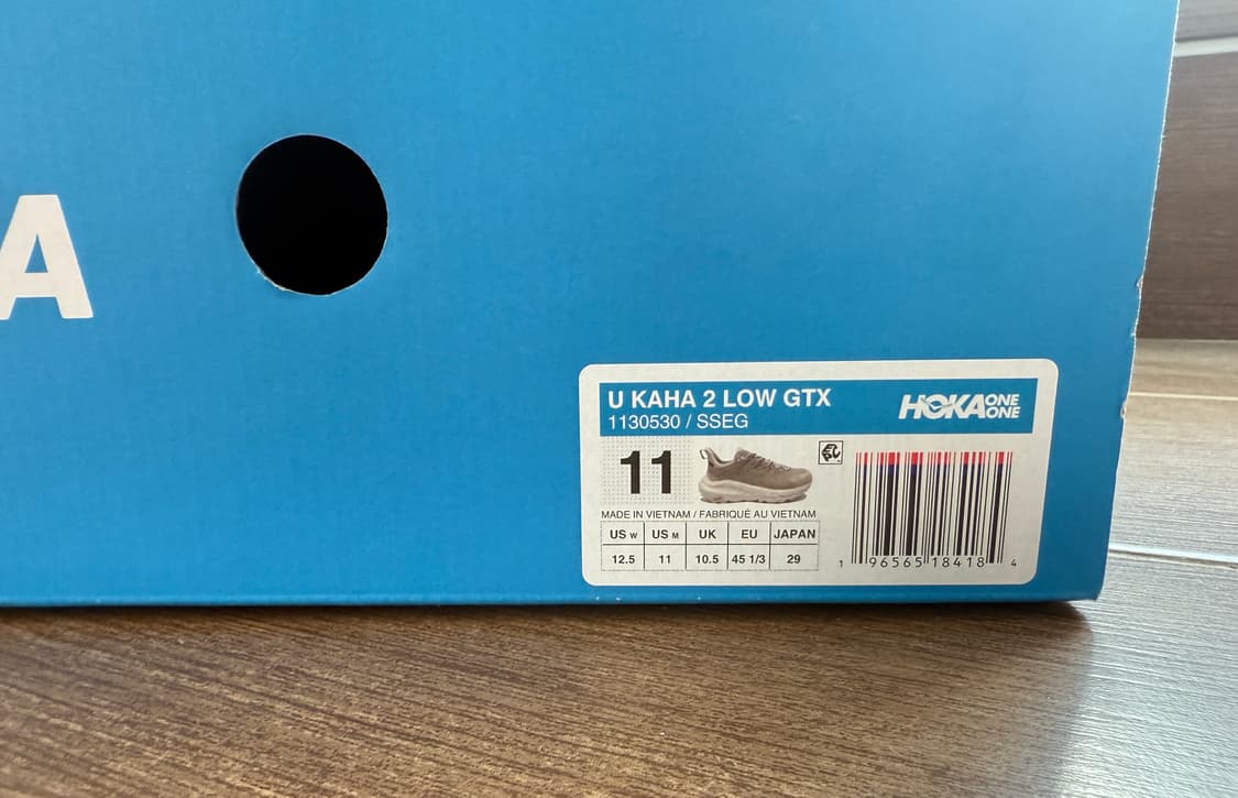 U 호카 카하2 로우 GTX 쉬프팅샌드 290mm(US11) 상품이미지9