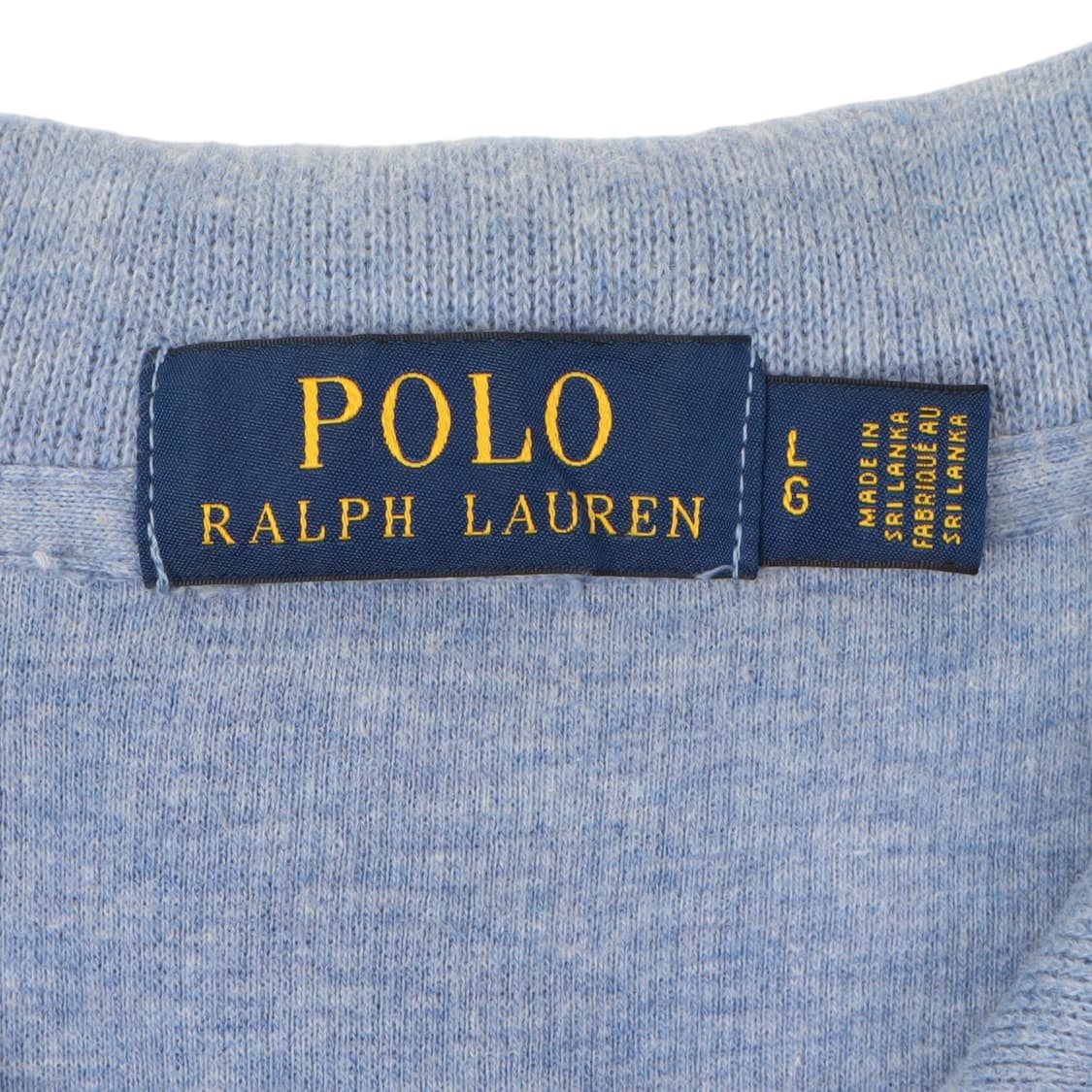 폴로 랄프로렌 라이트 블루 하프집업 니트 상품이미지8