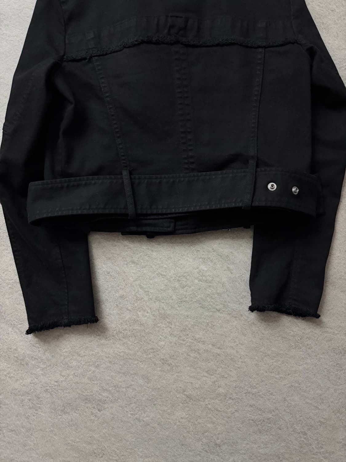 헬무트랭 데미지 크롭 사선 자켓 상품이미지7