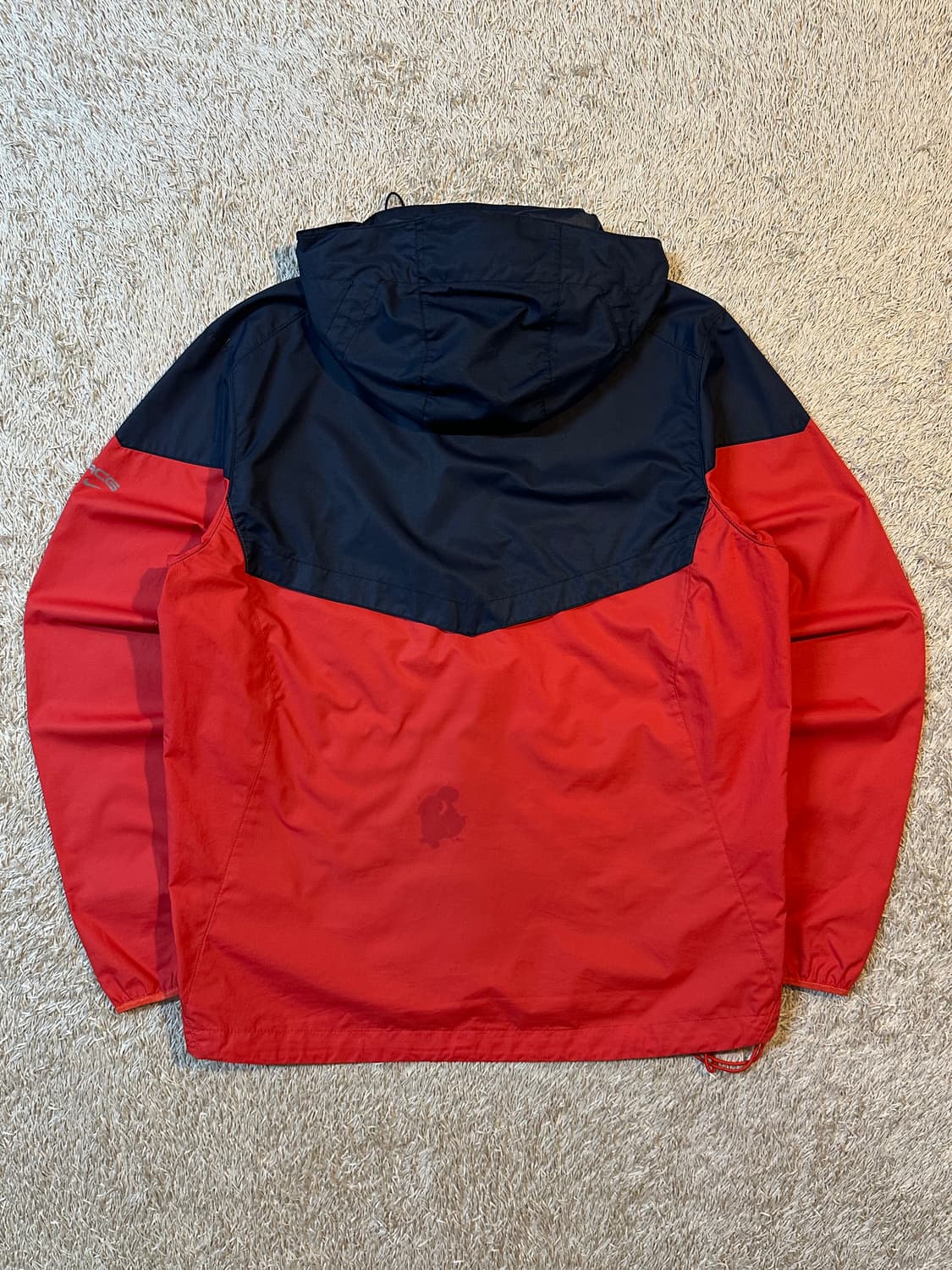 00's 나이키 ACG 배색 후드 바람막이 자켓 레드 네이비 상품이미지4
