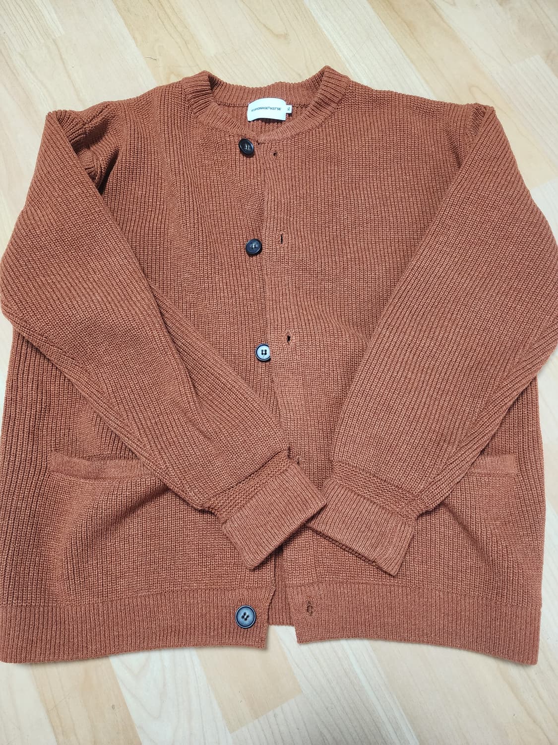 에스피오나지 버건디 가디건 상품이미지2