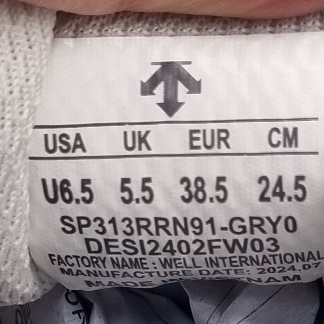 데상트 에너자이트 라이드 런닝화245 상품이미지6