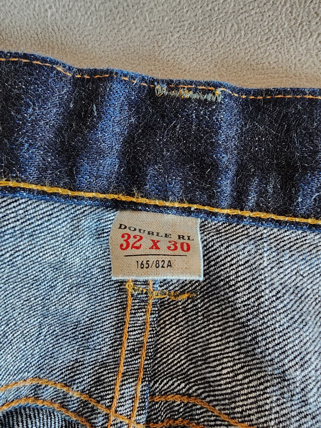 (32x30)더블알엘 rrl 빈티지파이브포켓 빈파포 이스트웨스트 데님 상품이미지2