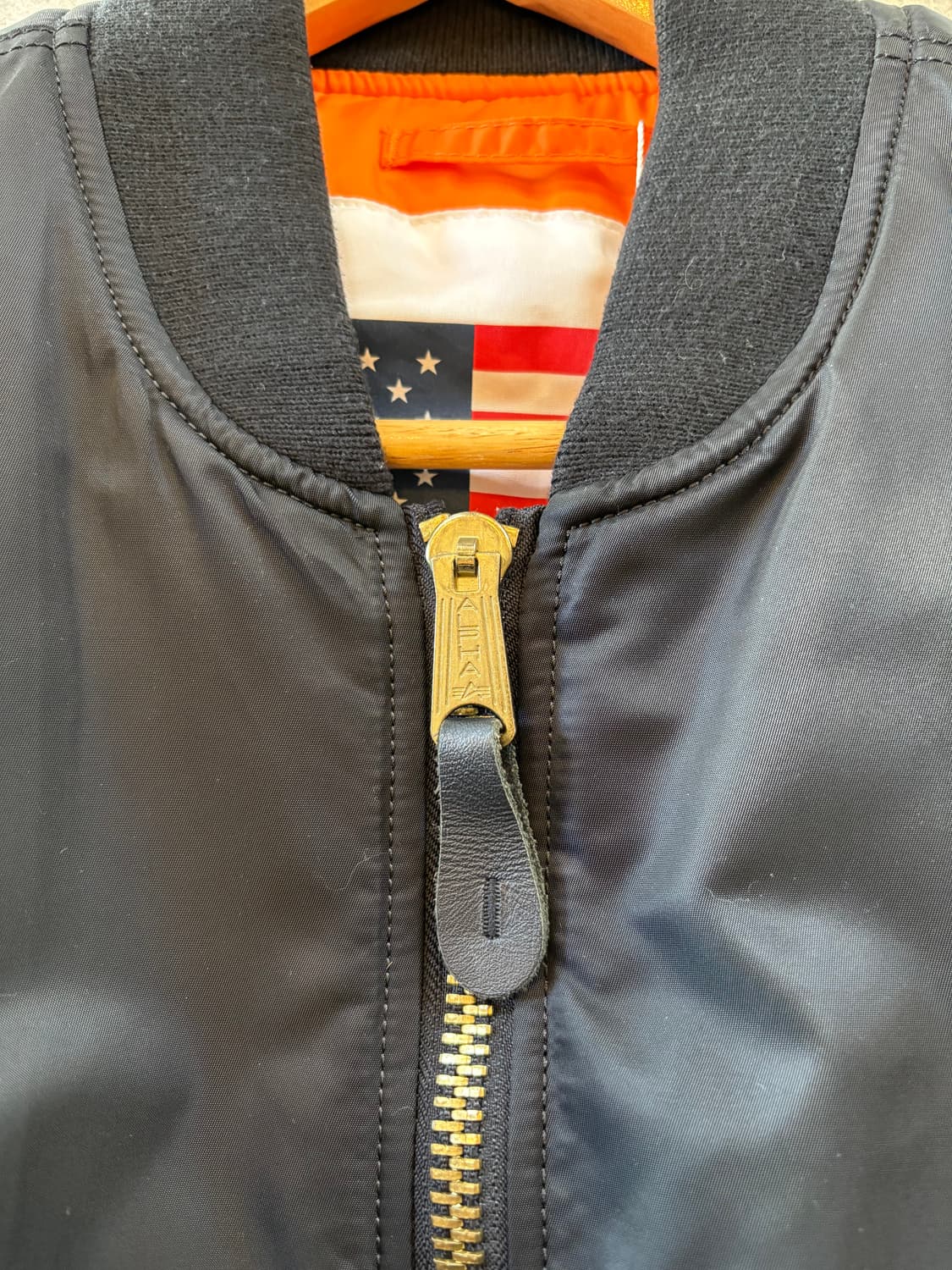 Alpha industries 알파 인더스트리 ma-1 양면 항공점퍼 상품이미지7