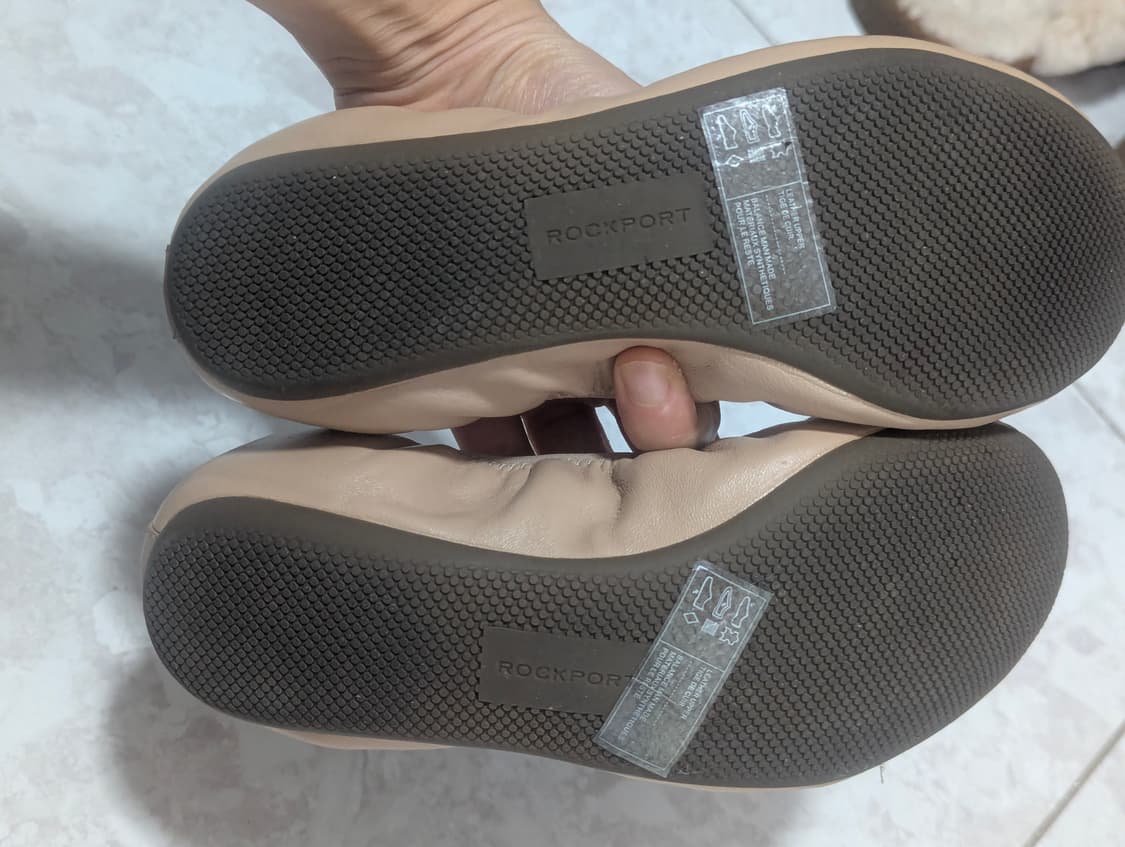 락포트 양가죽 플랫 슈즈 240 새상품 상품이미지6