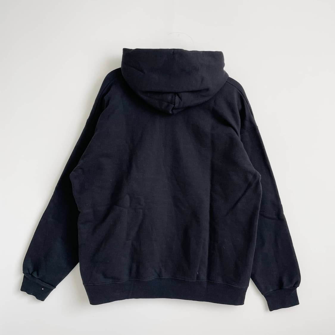 F2 트레셔 기모 플레임 로고 블랙 후디 L사이즈 상품이미지3