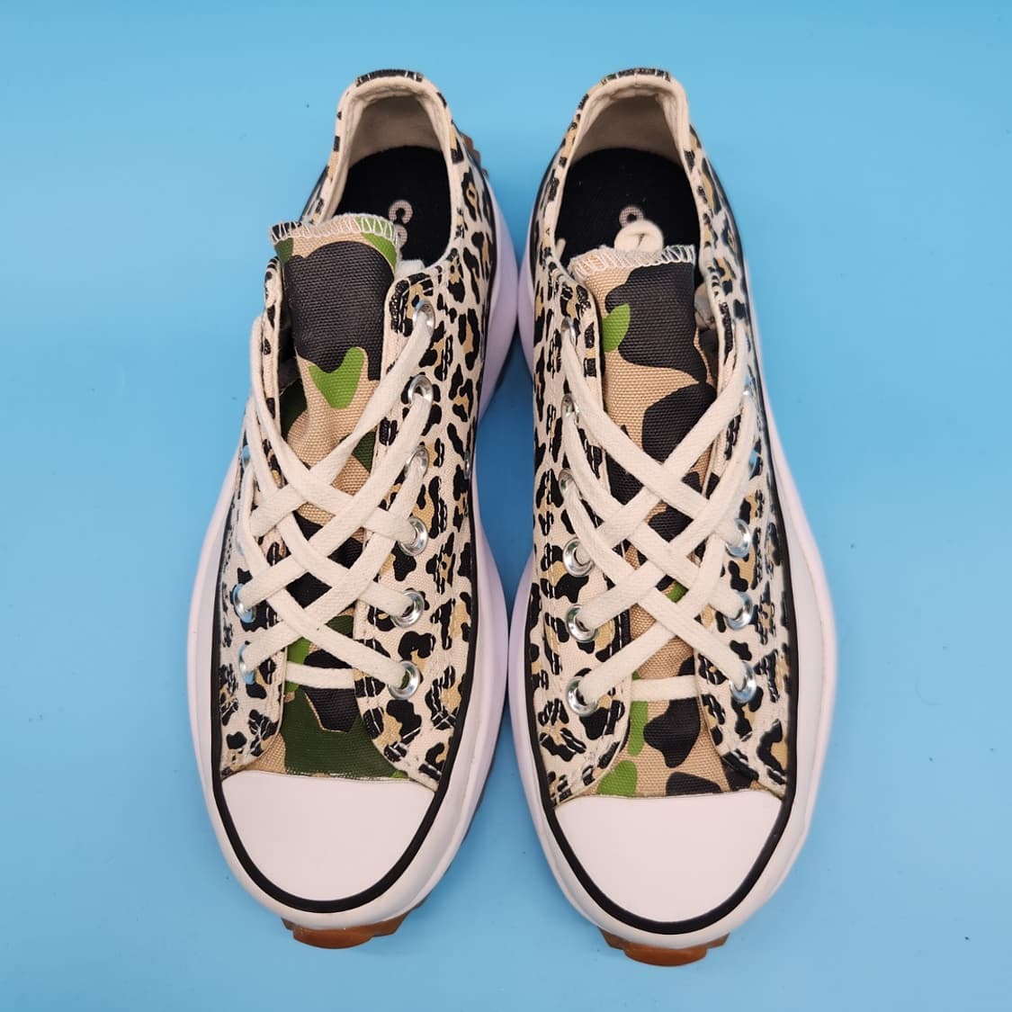 oo 컨버스 런스타 하이크 호피 여성스니커즈 235 상품이미지2