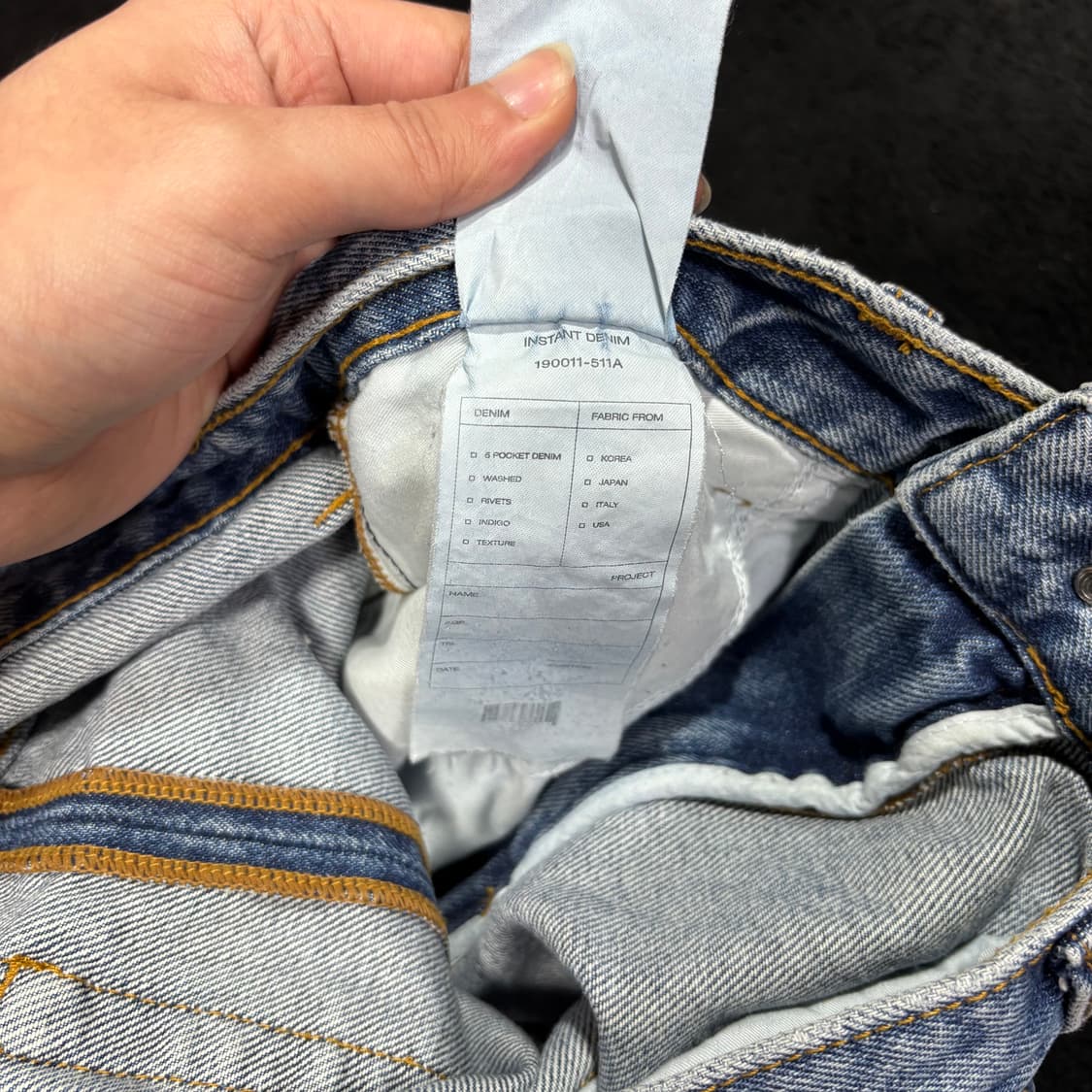 30 브랜디드 인스턴트데님 INSPECTOR 데님팬츠 상품이미지6