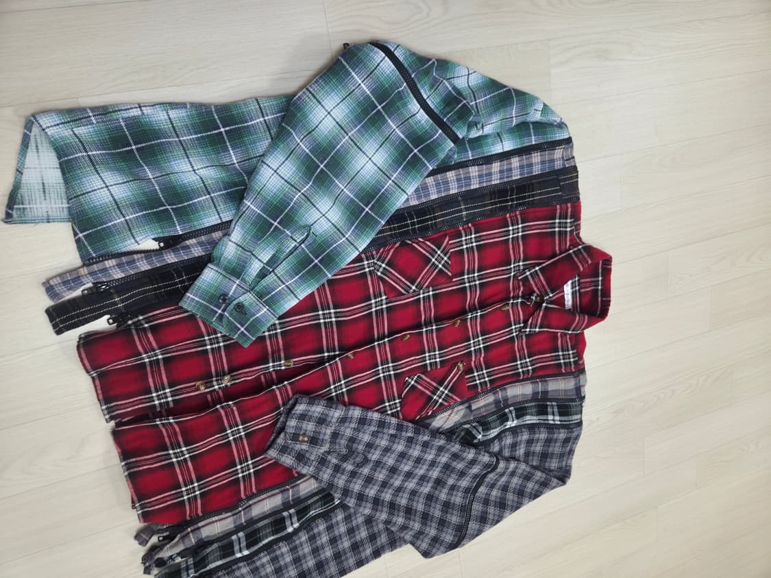 리빌드 바이 니들스 7컷 지퍼 와이드 셔츠 상품이미지2