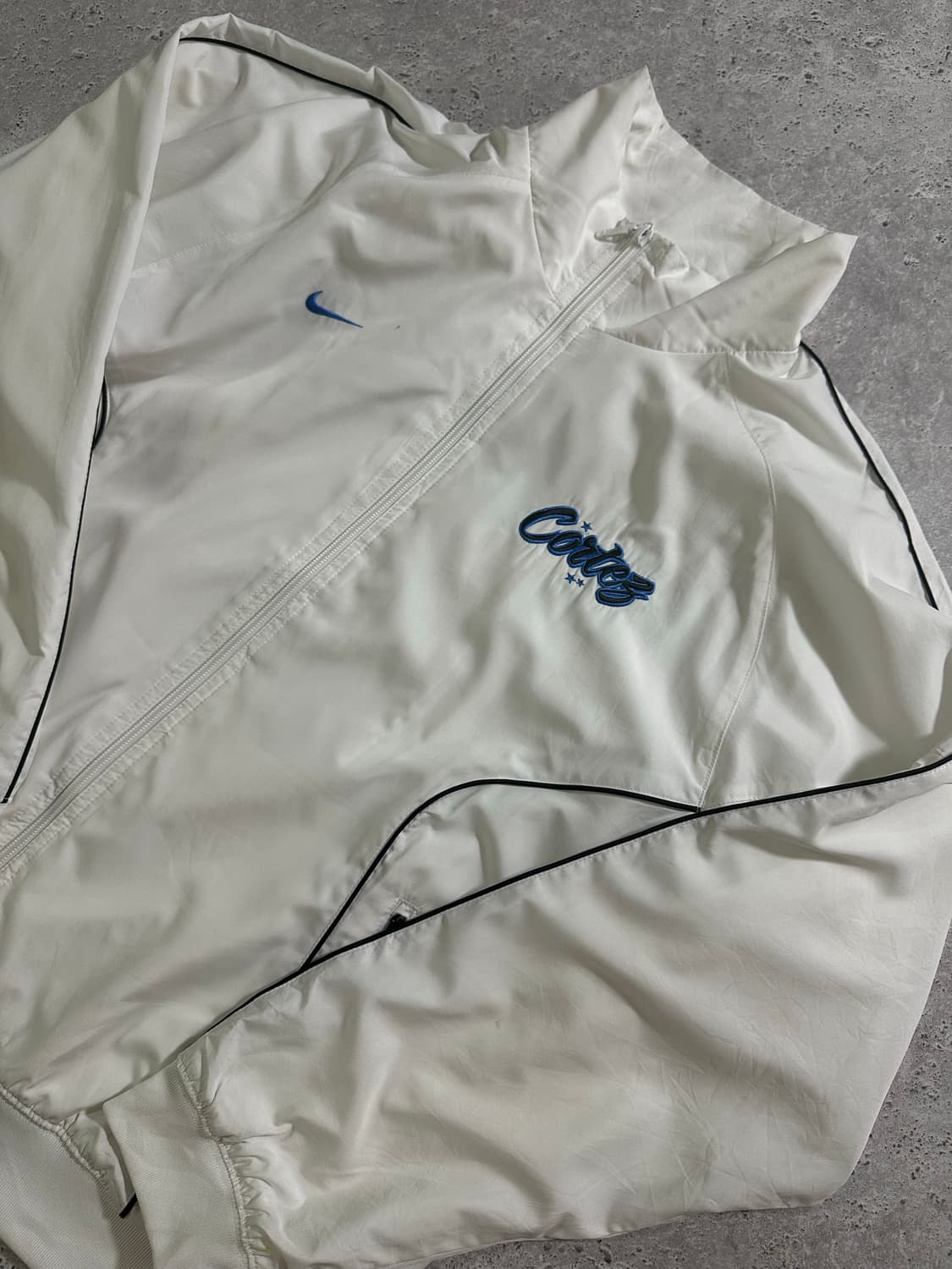 00s Nike 아카이브 코르테즈 화이트 윈드브레이커 상품이미지1