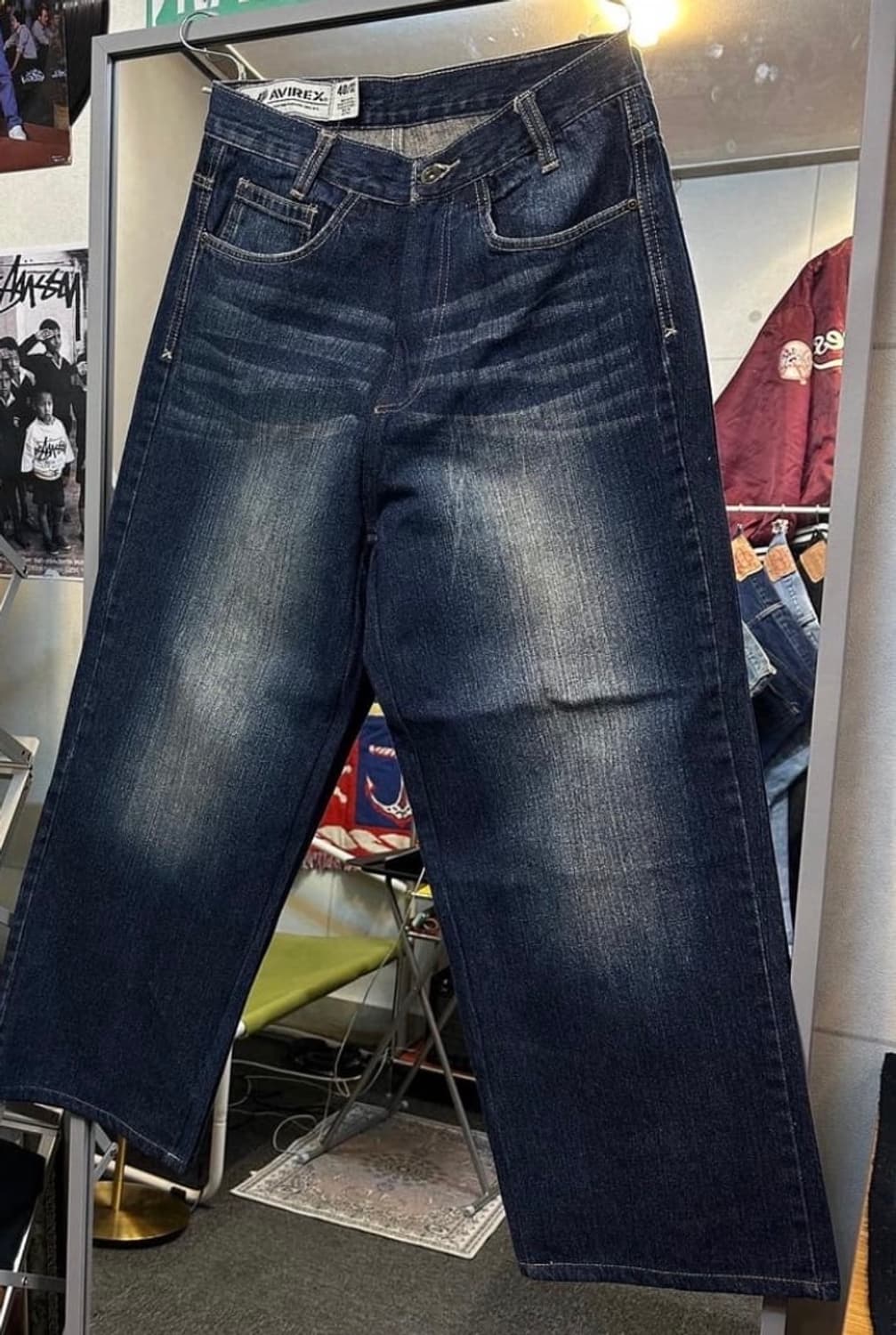 아비렉스 데님팬츠 상품이미지5