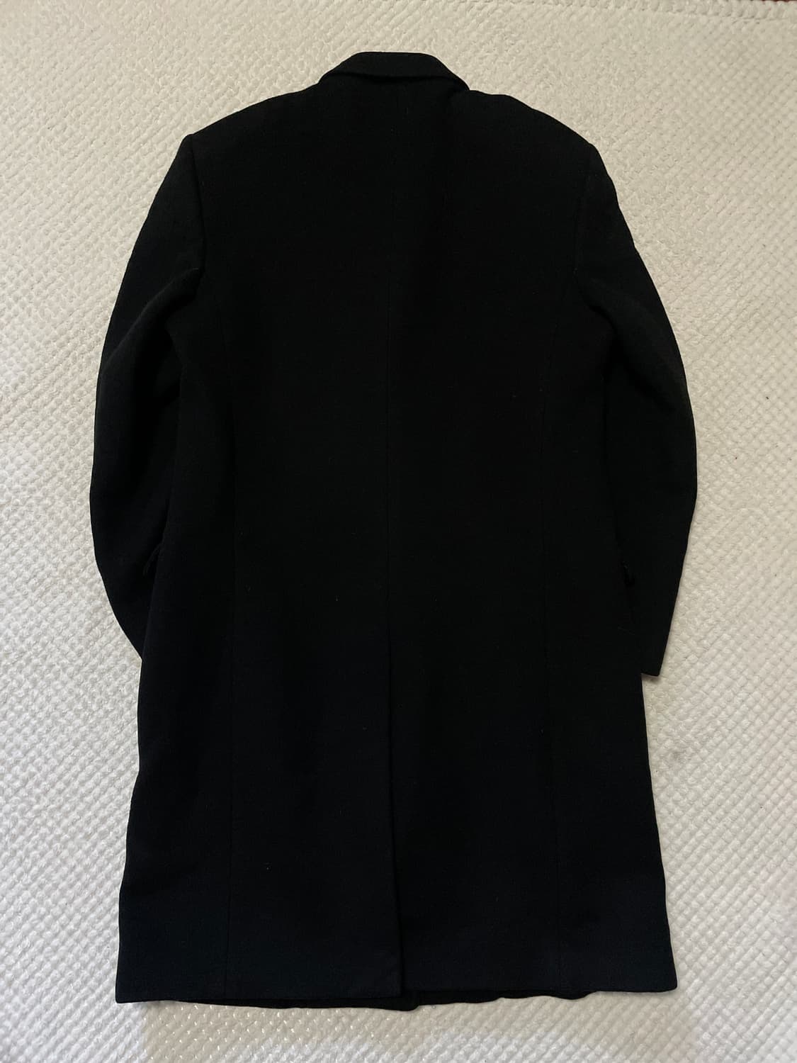 TIME HOMME 타임옴므 2버튼 울 롱코트 블랙(클리닝O) 상품이미지4