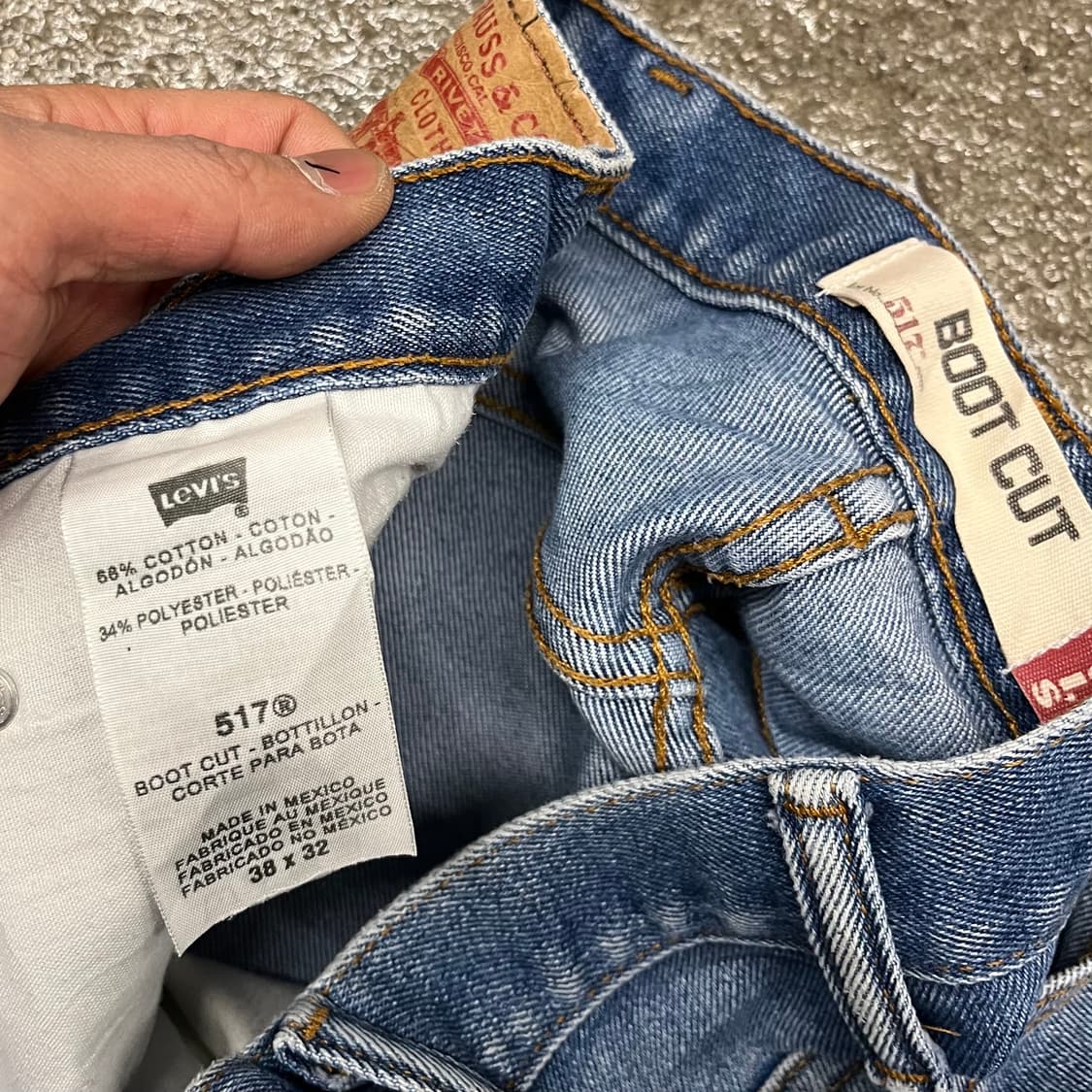 00s Levis517 데님 부츠컷 (37“) 상품이미지5