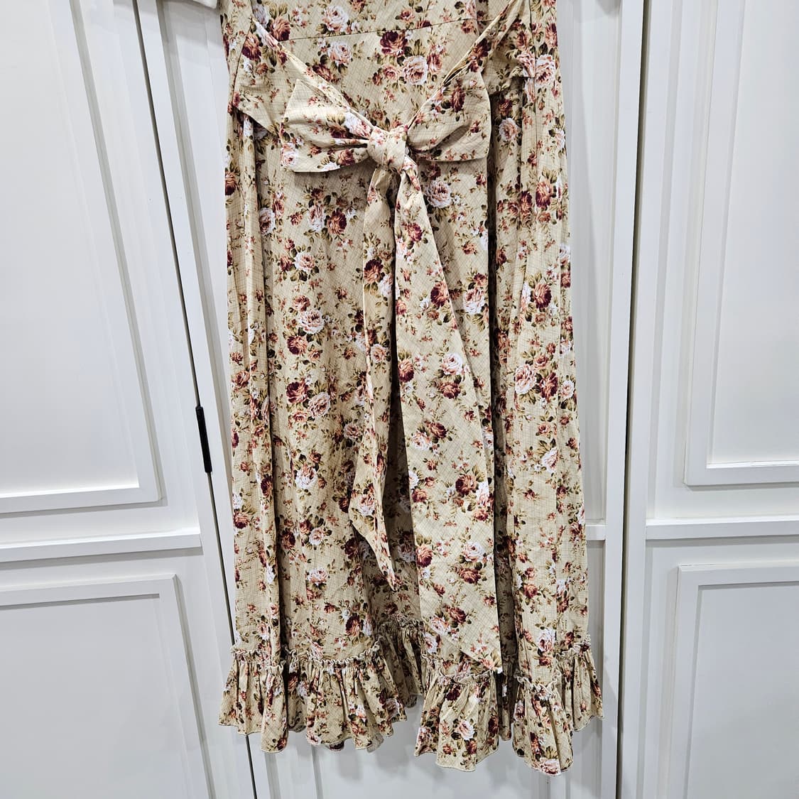 로즈 플라워 레이스 카라  원피스 상품이미지7