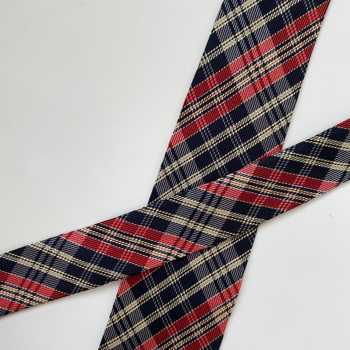 꼼데가르송 명품 정품 체크 넥타이7.3cm 상품이미지4