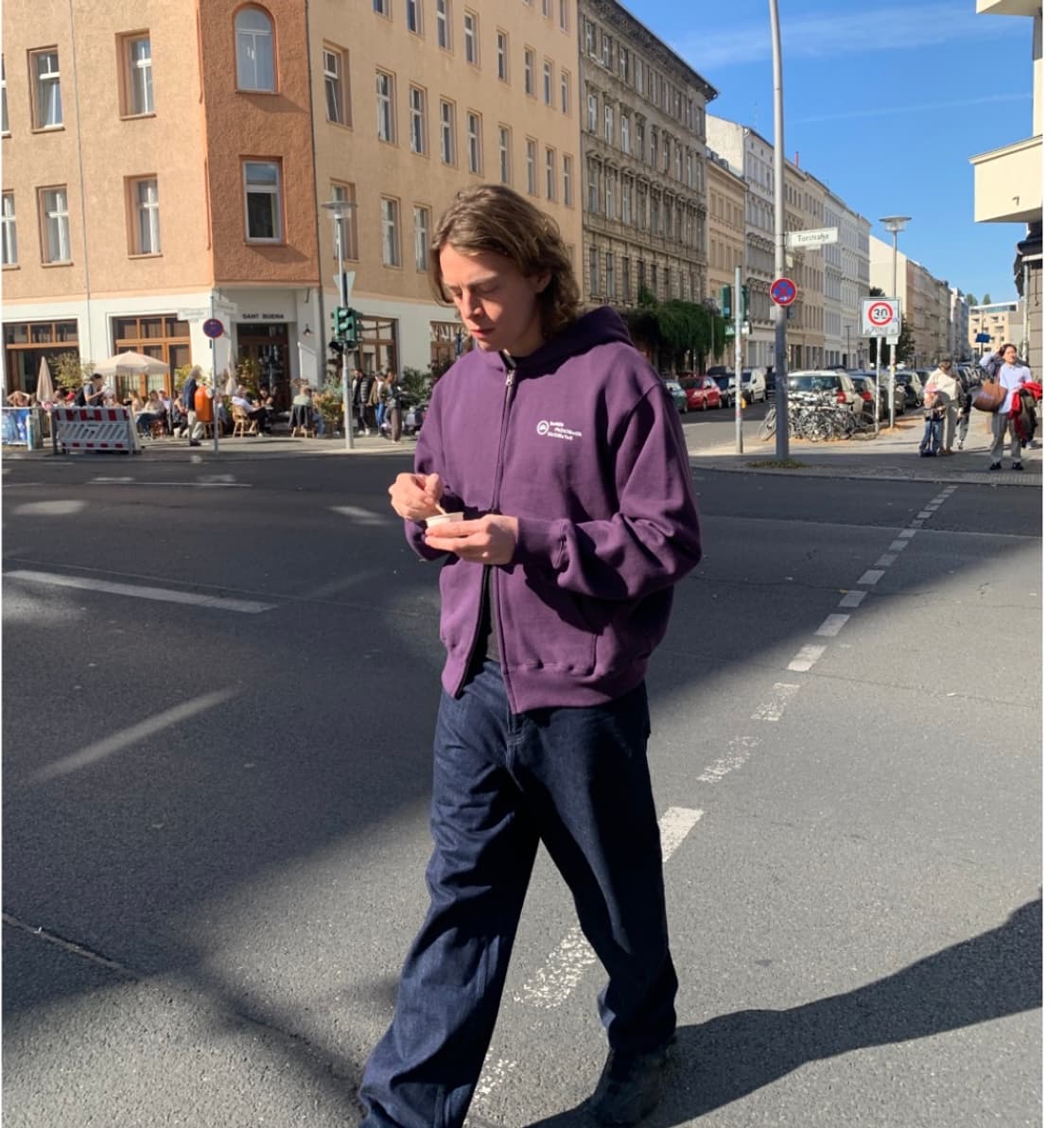 (L) 베를린포토북디스트리뷰션 003 후드 집업 퍼플 상품이미지4