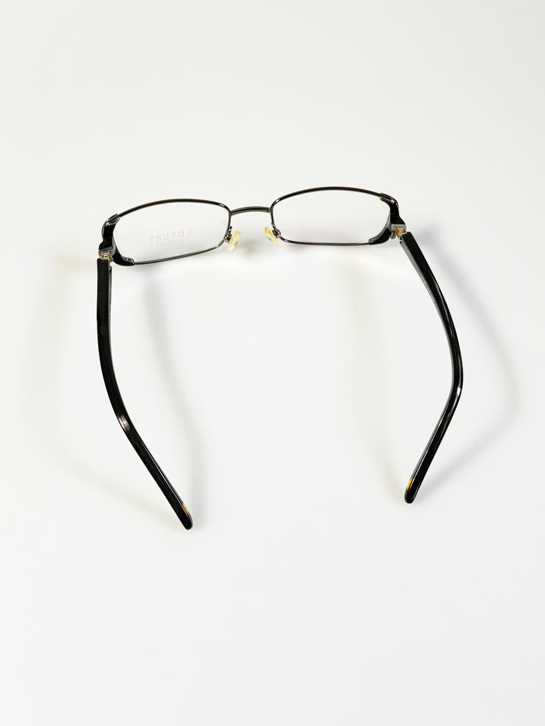 LUXURY OCCHIALI 건메탈 슬림 스퀘어 빈티지 안경 상품이미지5
