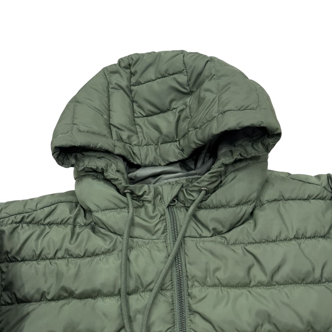 퀵실버 카키 그린 후드 경량패딩 자켓 L 상품이미지6