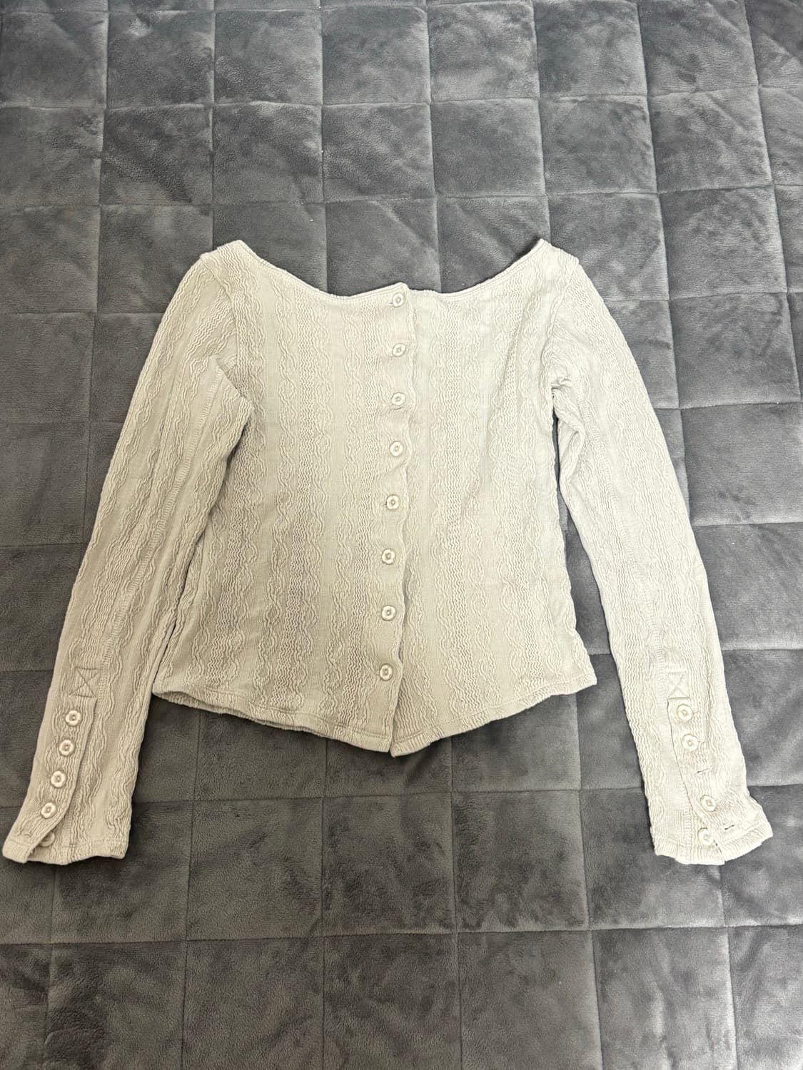 코이세이오 투웨이 롱슬리브 티셔츠 샌드 상품이미지1