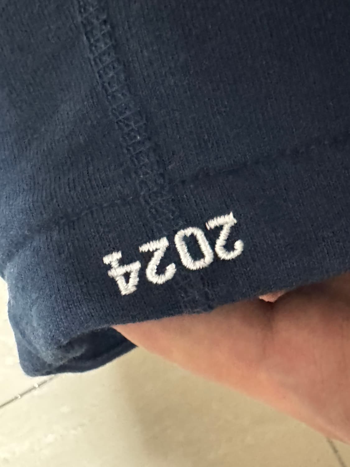 (L) 슈프림 박스로고 24fw 스웨트셔츠 네이비 상품이미지2