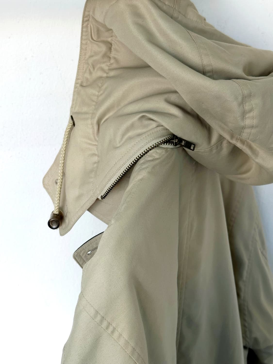 High count poly padded mil parka 상품이미지5