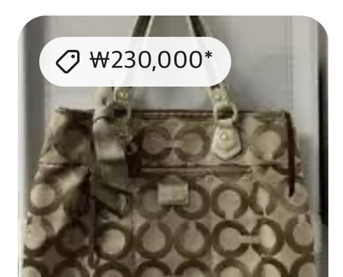 코치 포피 시그니처 자카드 글램 토트백 (핫핑크 오네갸루st) 상품이미지9