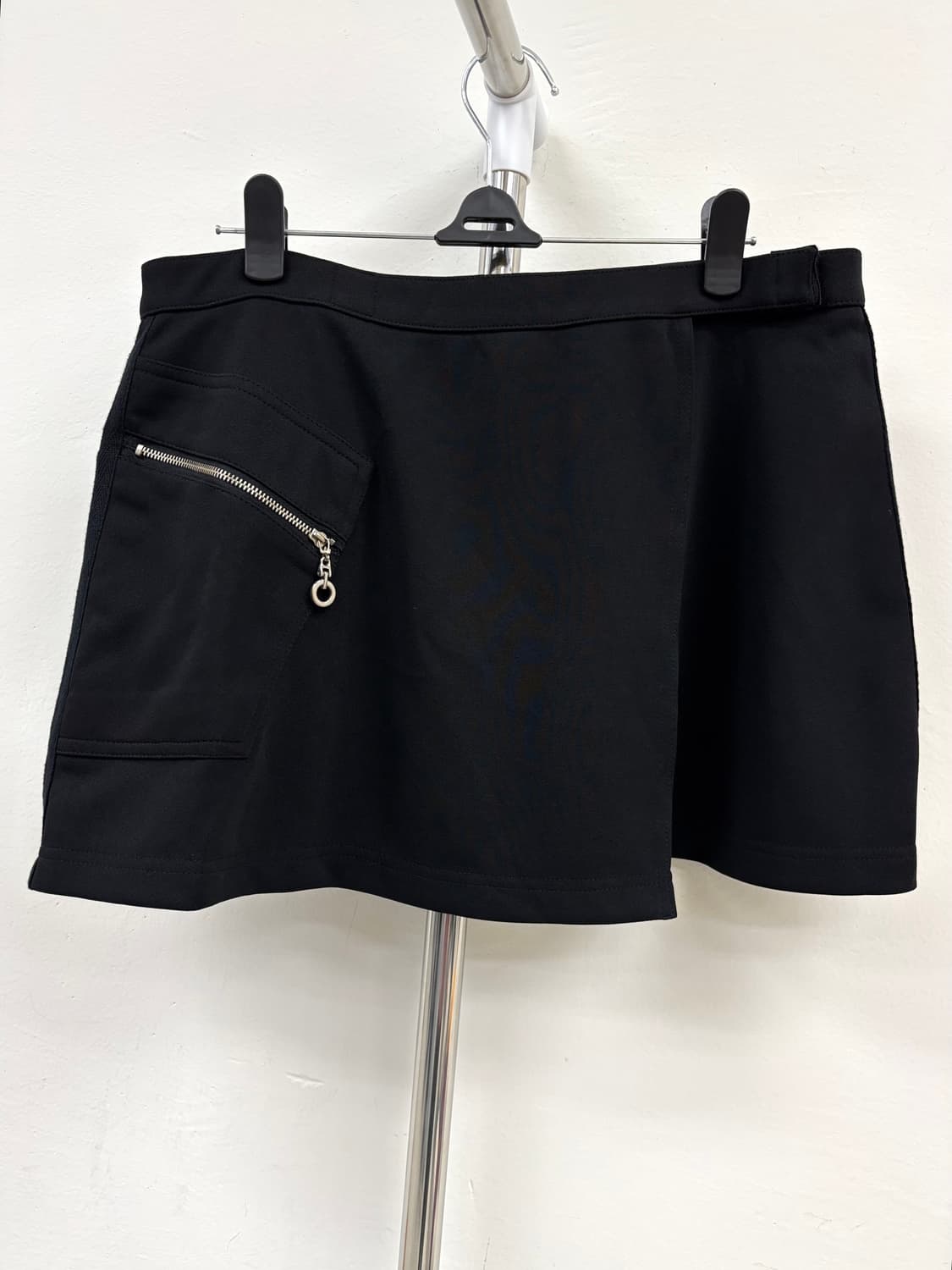 빈티지 블랙 랩 스커트 상품이미지6