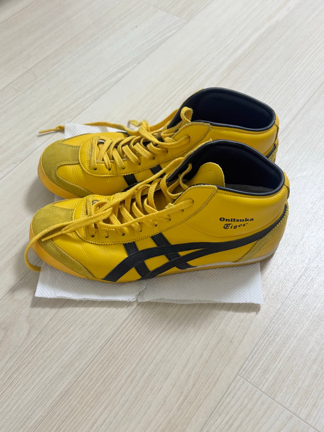 오니츠카타이거 미드러너 도쿄 옐로우 블랙 245 상품이미지5