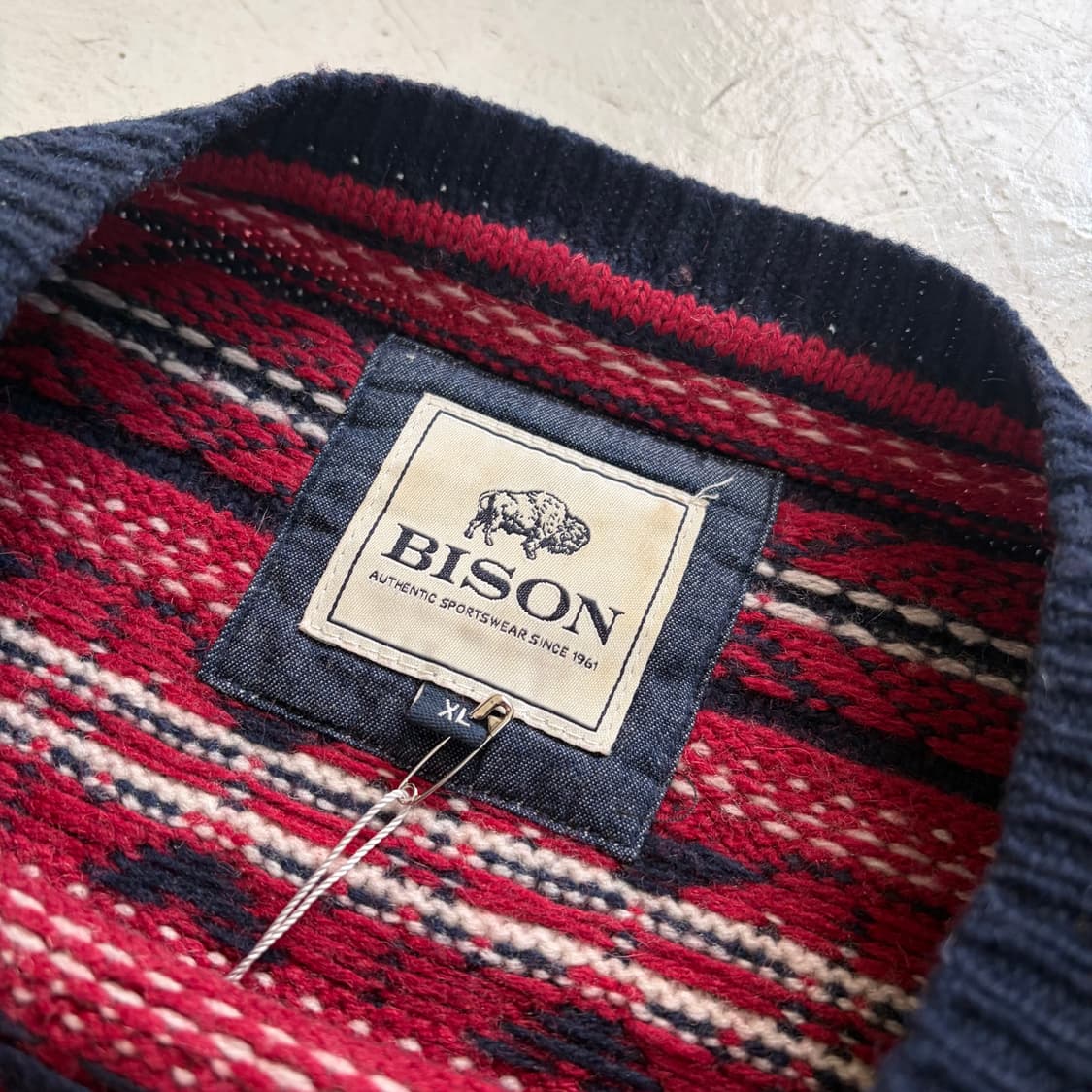 Bison 빈티지 스웨터 니트 XL 상품이미지5
