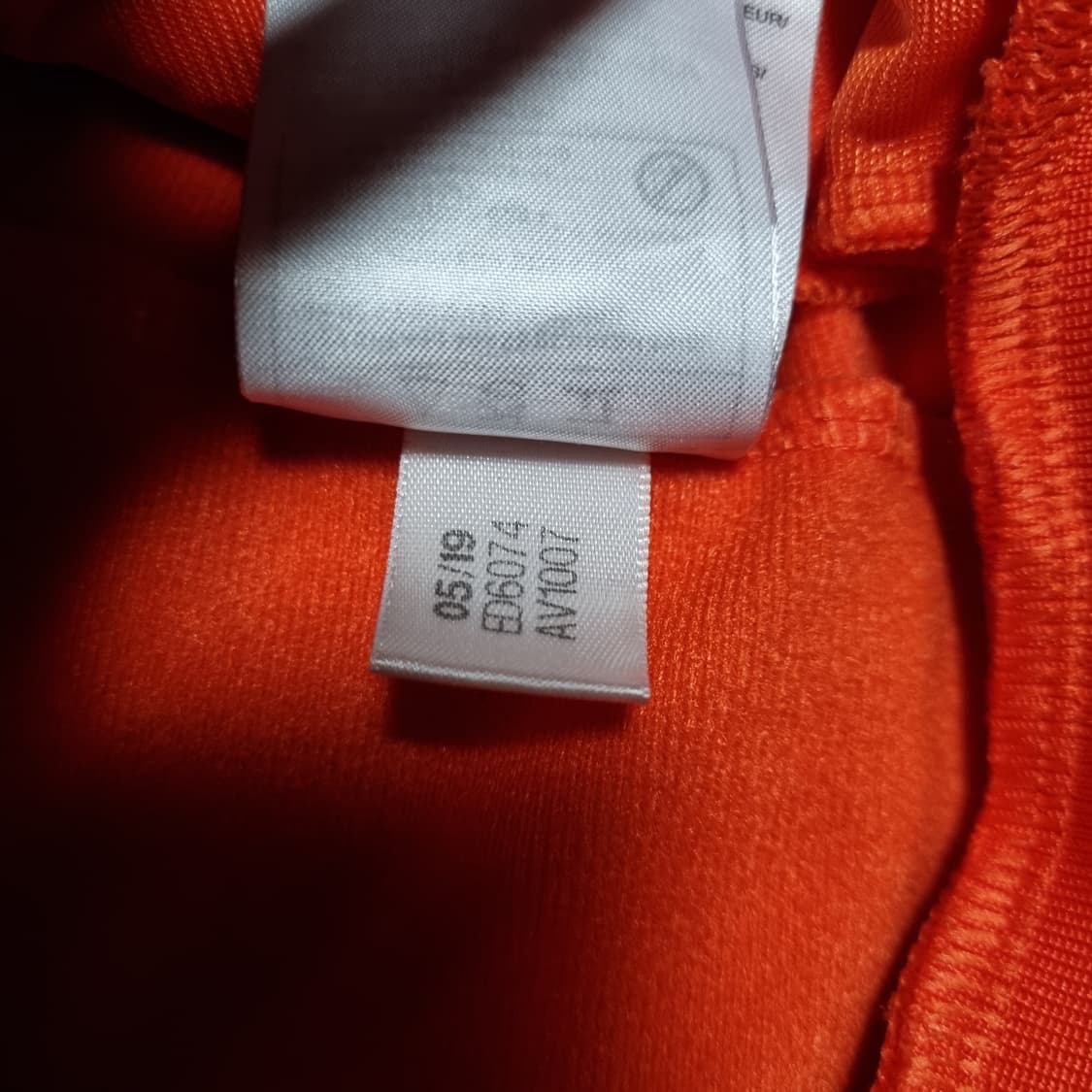 아디다스 파이어버드 트랙탑 자켓 L 100 오렌지 져지 상품이미지5