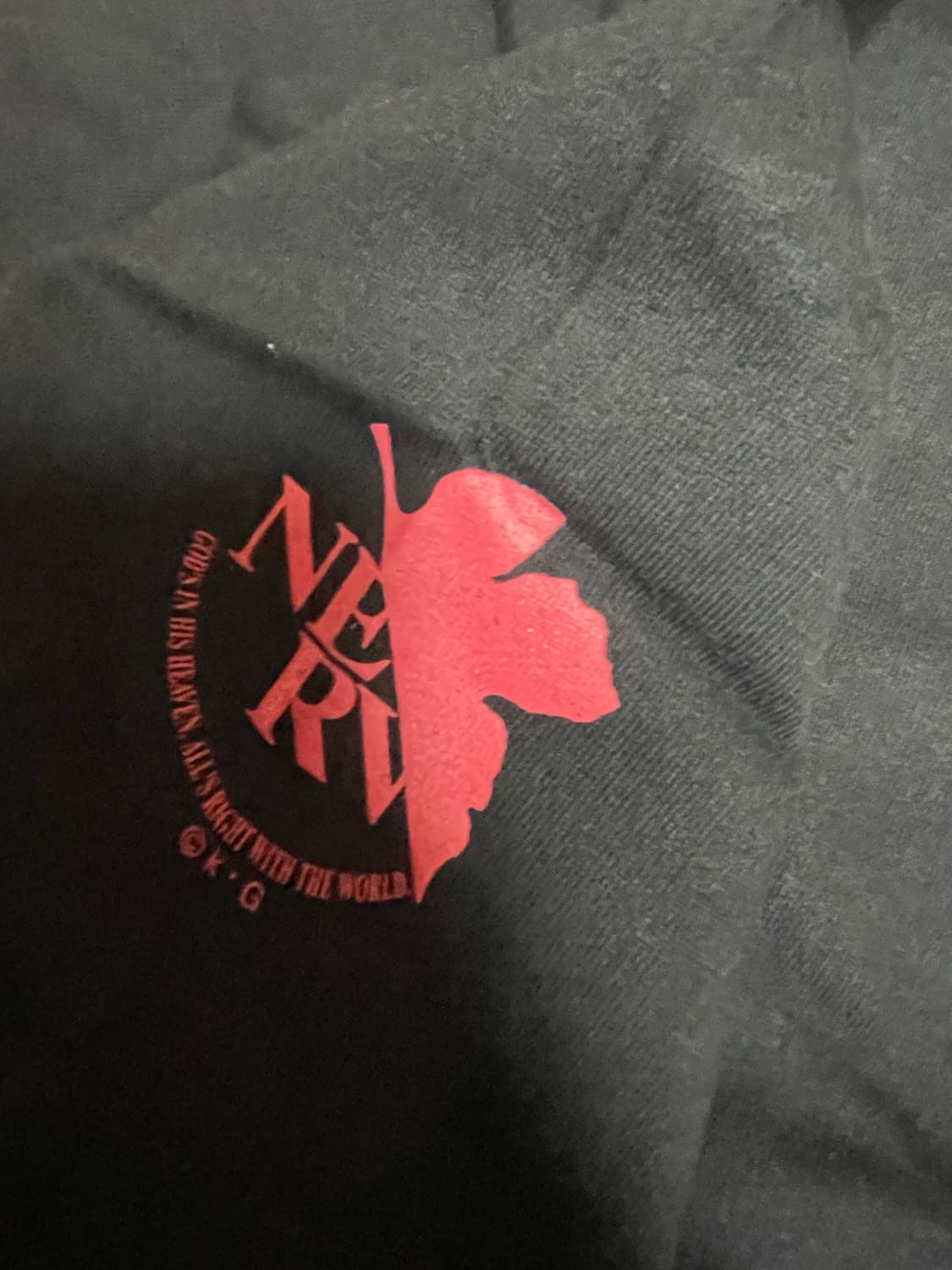 에반게리온 NERV VIP ID 티셔츠 상품이미지4