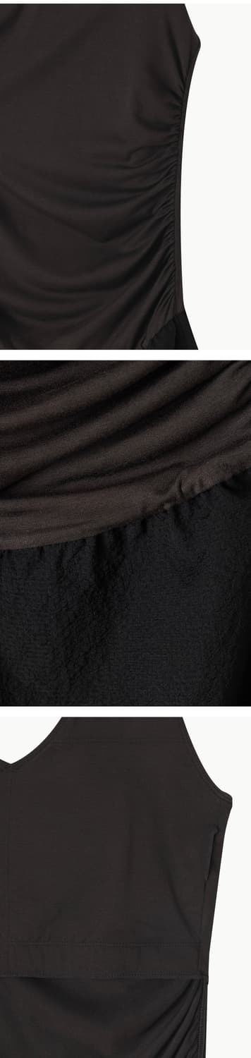 부디무드라 Block Halter jumpsuit_Brown Multi 상품이미지3