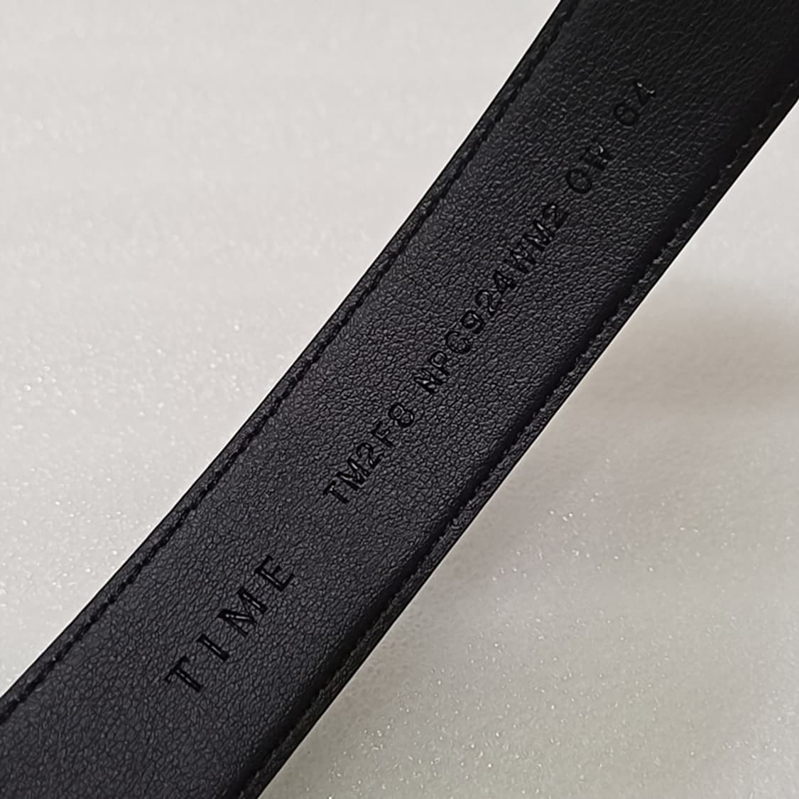 TIME 타임 정장 캐주얼 여성 레더 가죽 벨트 블랙 새것 사랑봉봉 상품이미지5