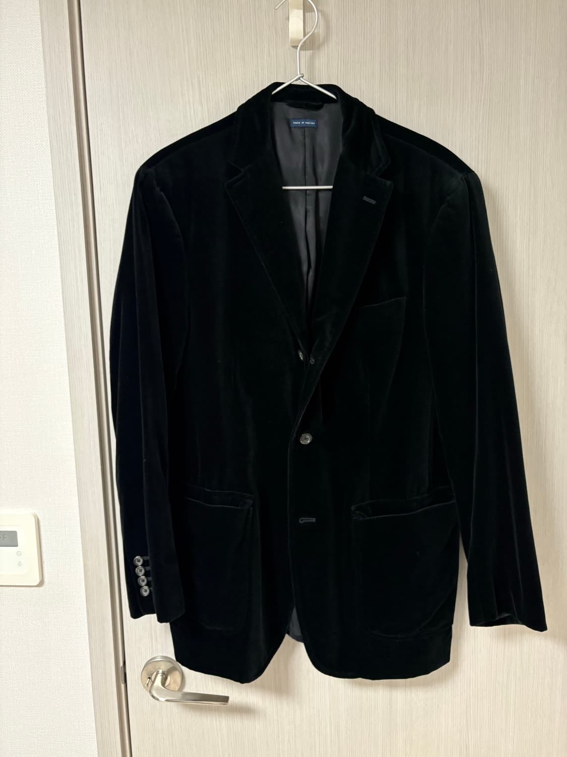 빈티지 폴로 랄프로렌  벨벳 자켓 블랙 L사이즈 상품이미지1