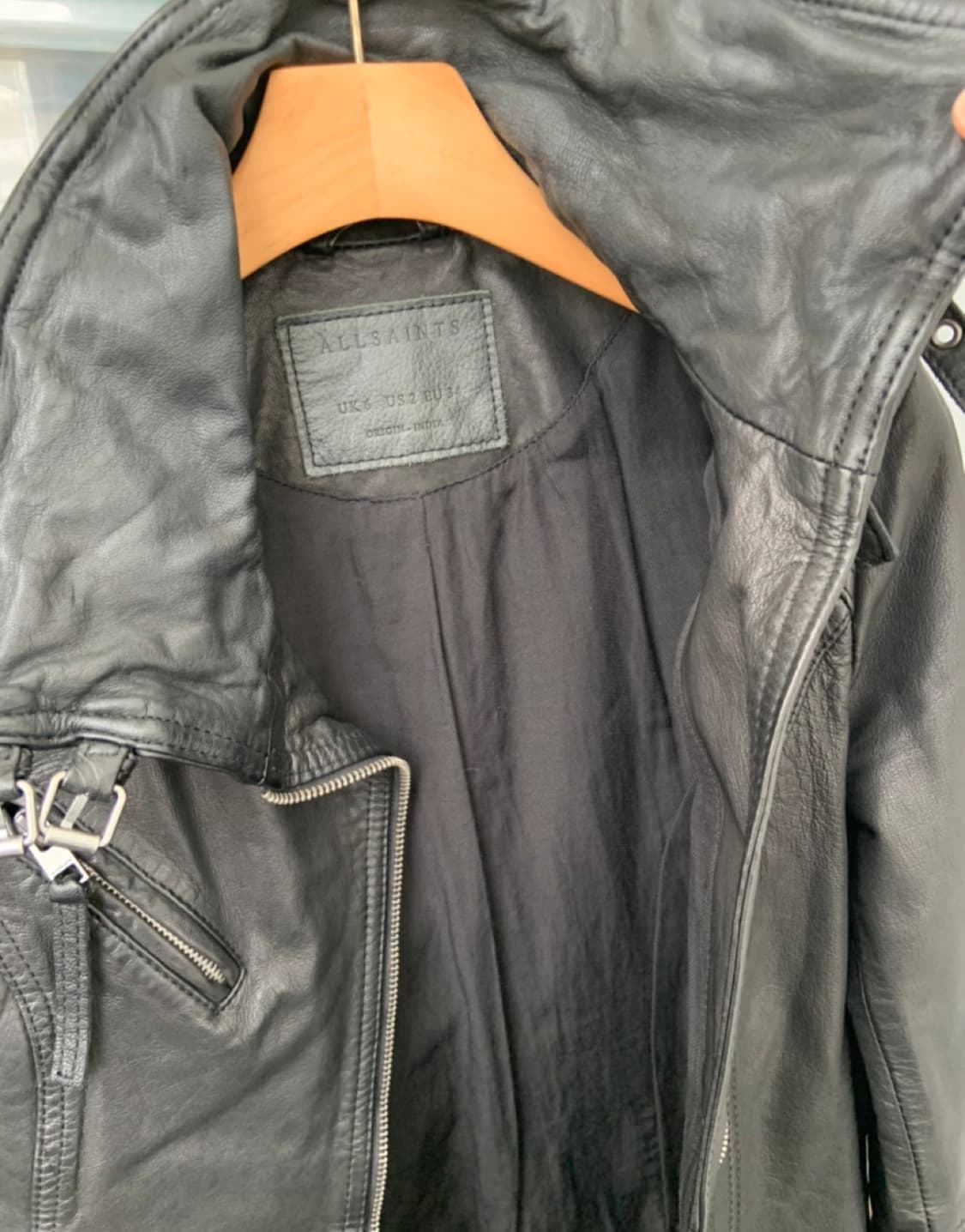 All saints leather jacket 44 상품이미지4