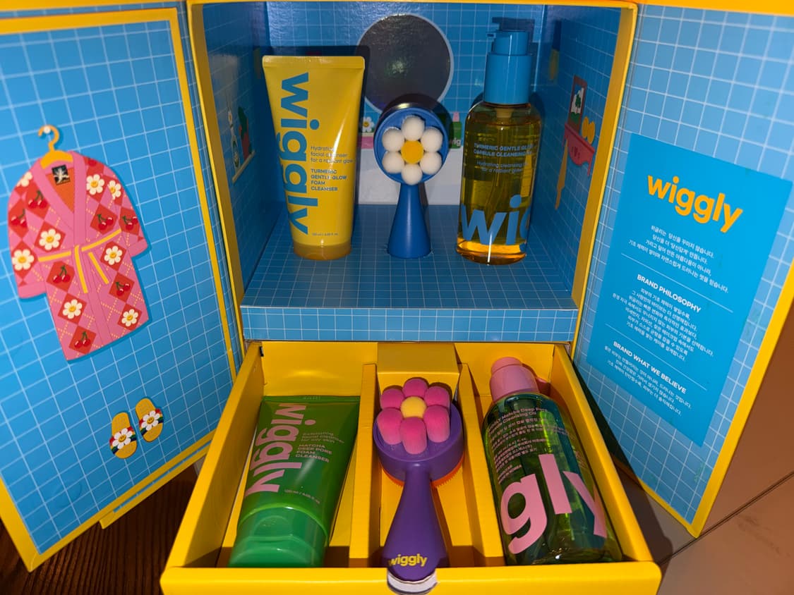 Wiggly 3종 세트 클렌저 브러쉬 상품이미지1