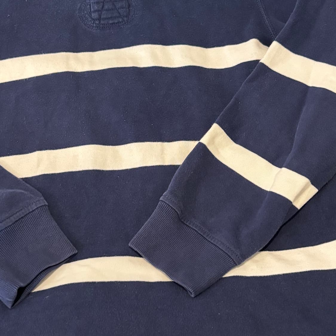 폴로 랄프로렌 커스텀핏 M 네이비 럭비 카라 티  상품이미지3