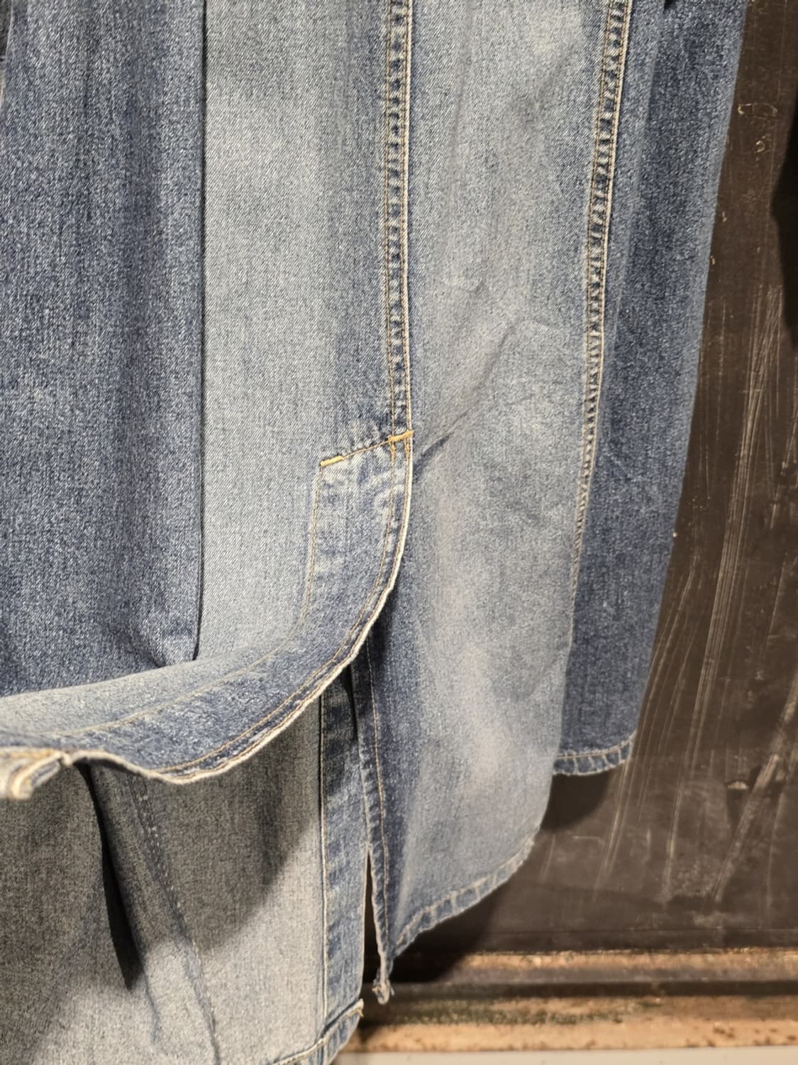 90s AGE Jeans Long Denim Jacket 상품이미지7