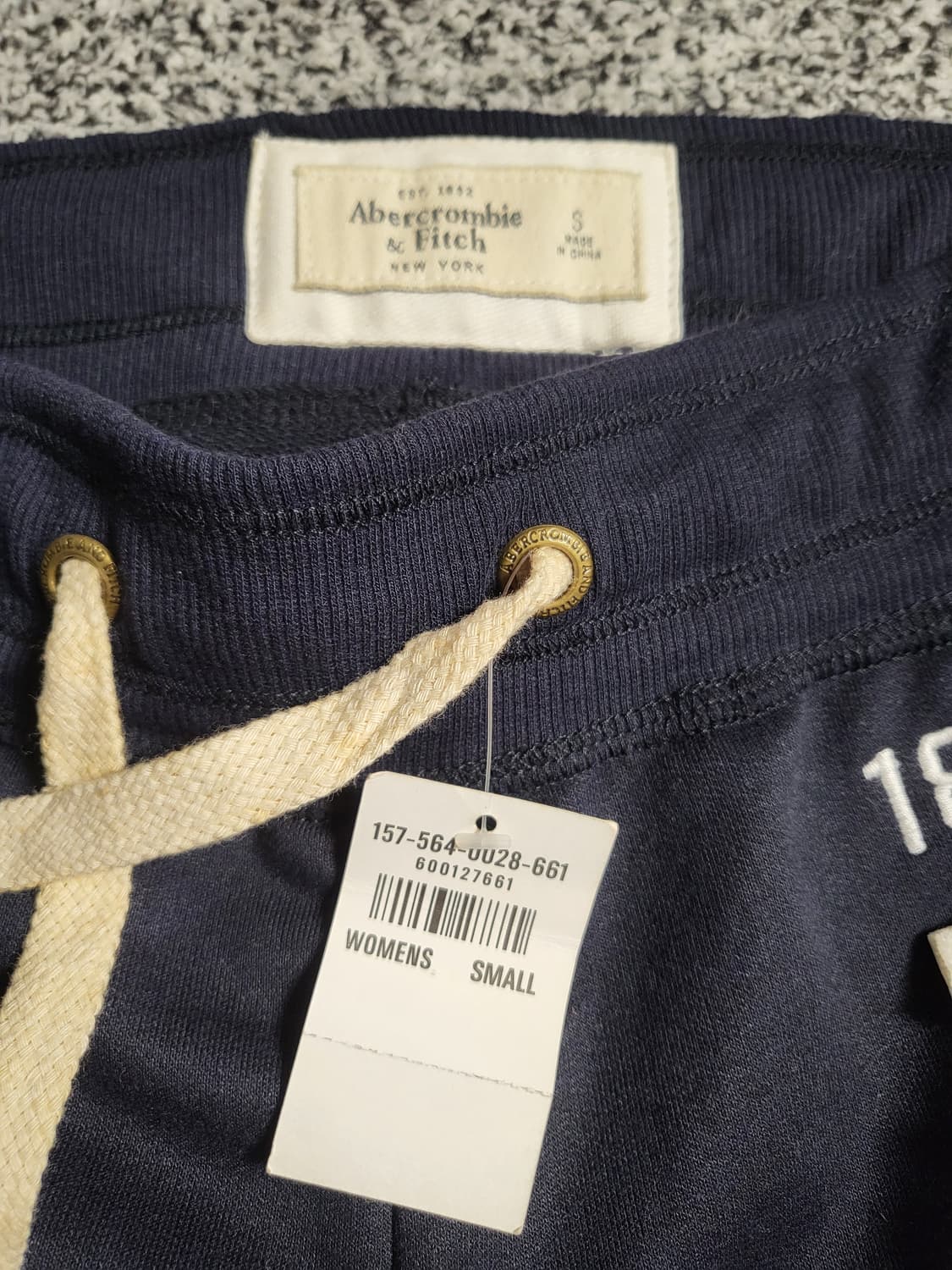 아베크롬비 면 로고자수 핫팬츠 상품이미지2