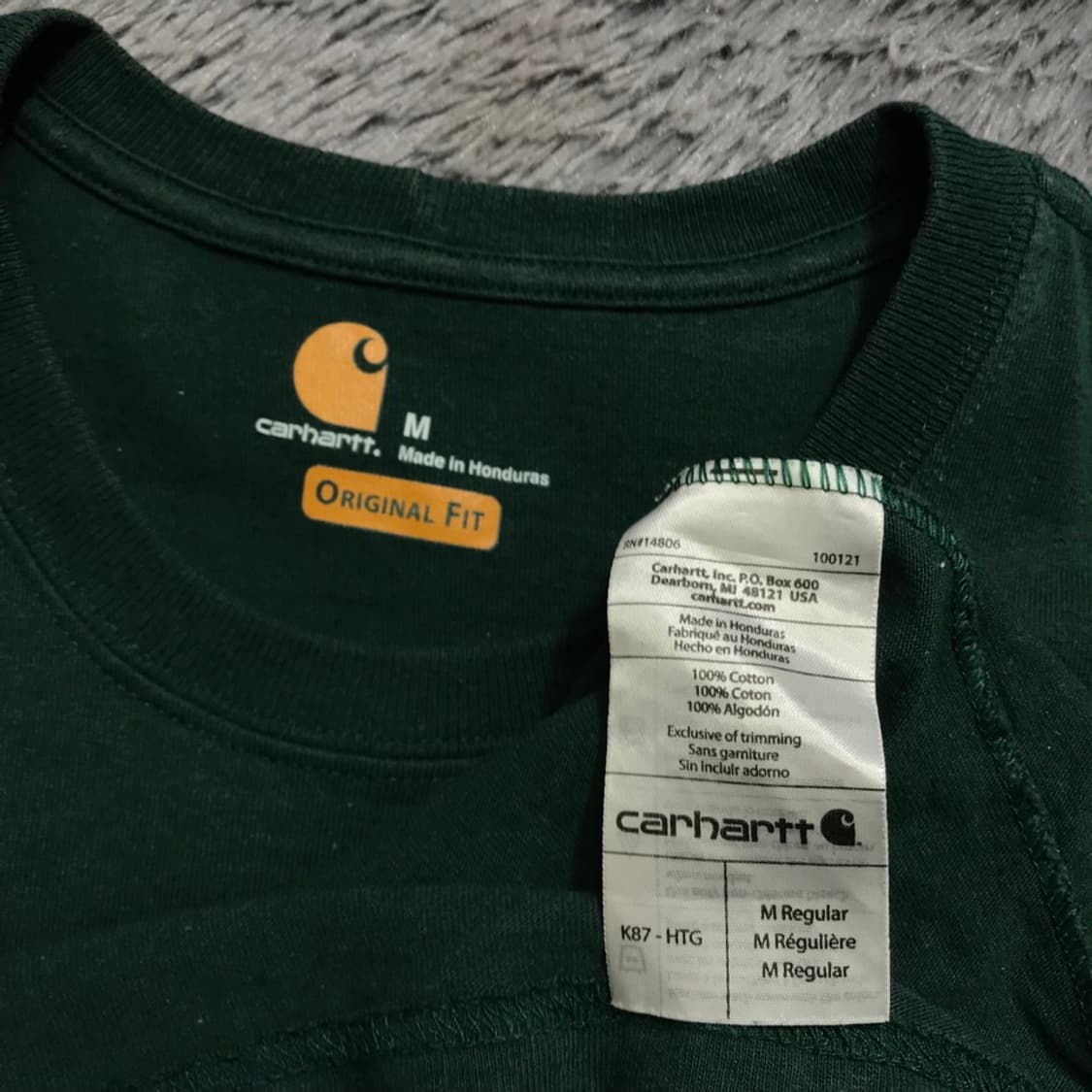 [[M(실 L)] 칼하트(carhartt) 포켓 반팔티셔츠@286 상품이미지4