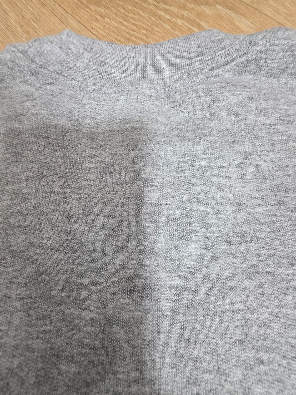 발란사 X 캐스퍼 오버핏 네이비 기모 맨투맨 M 상품이미지8