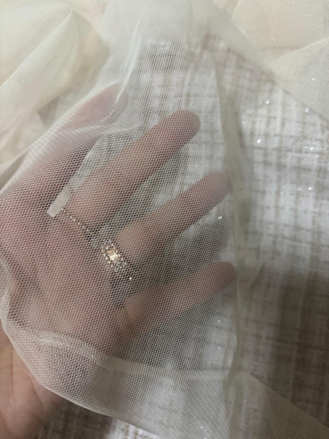 수입의류 가죽 하이웨스트 롱샤 트위드 스커트 (S) 상품이미지2