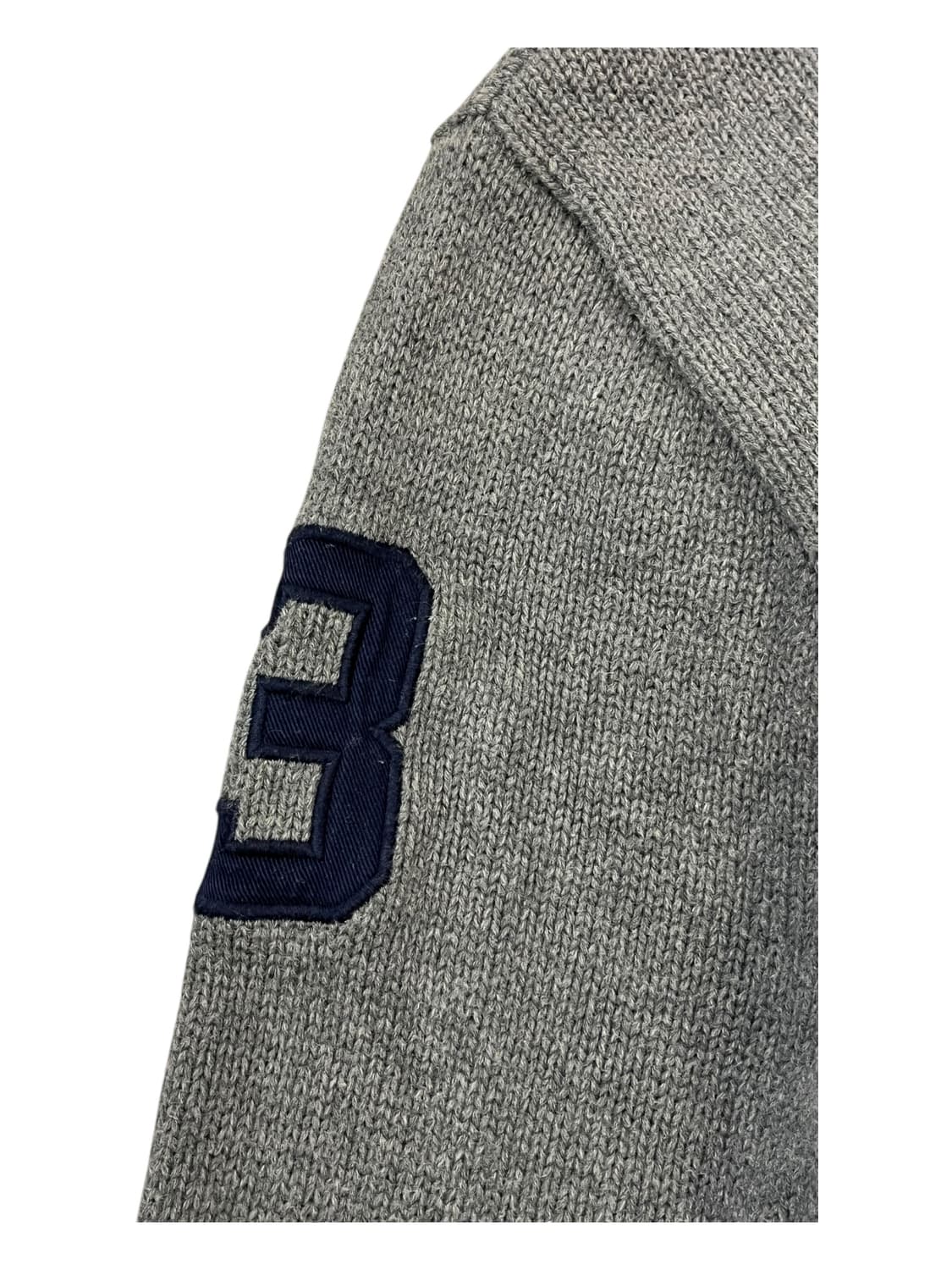 폴로 랄프로렌 빅포니 니트 집업 딥그레이 L #csz1825 상품이미지4