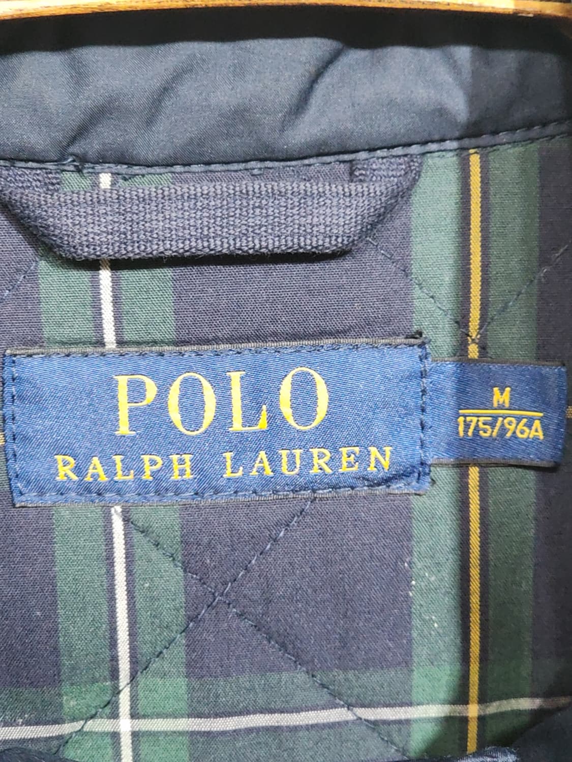 (L) 랄프로렌 폴로 퀼팅자켓 네이비 누빔점퍼 캐주얼  상품이미지3