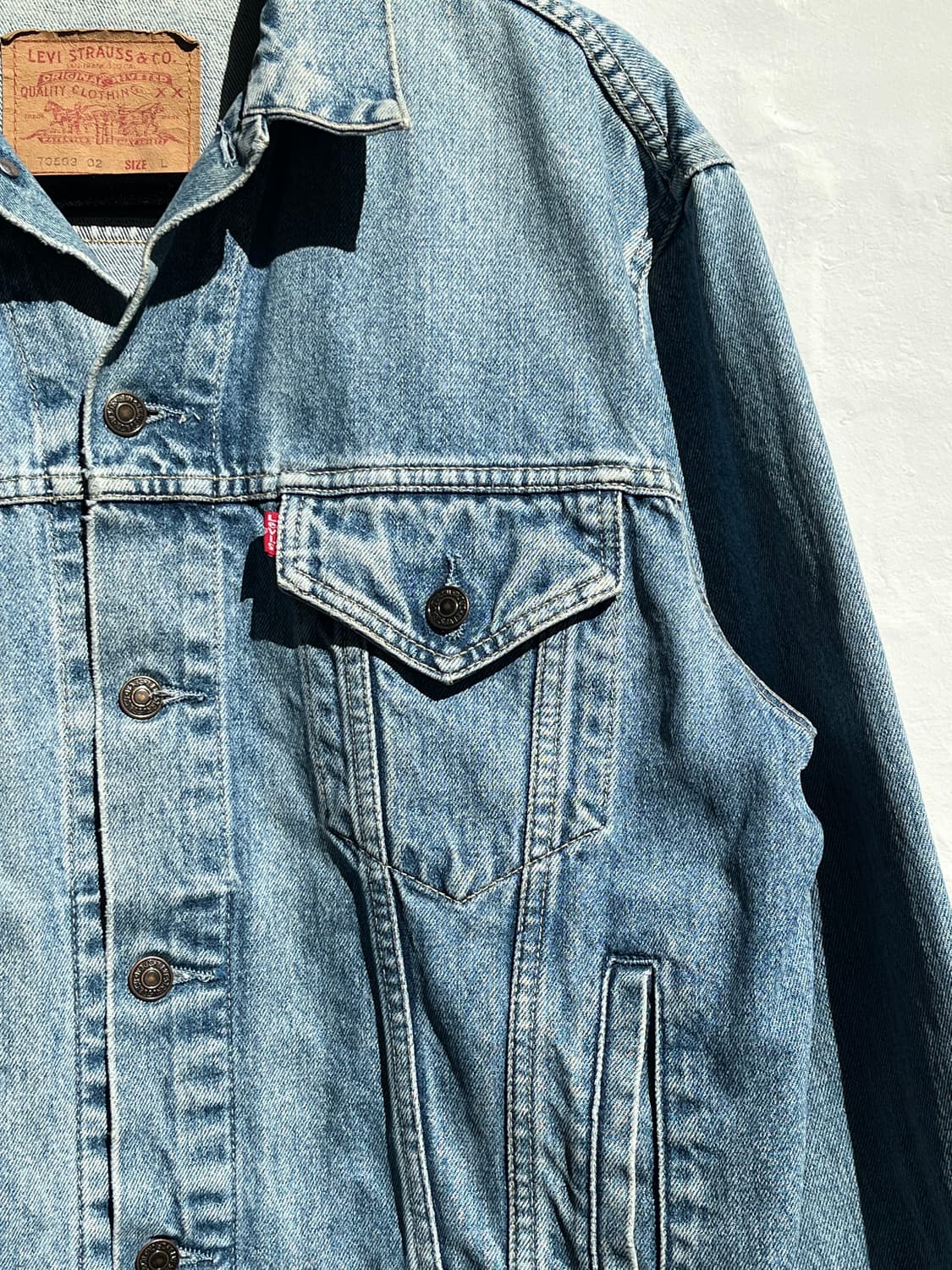 Levis 70503 데님 트러커 자켓 L 상품이미지3
